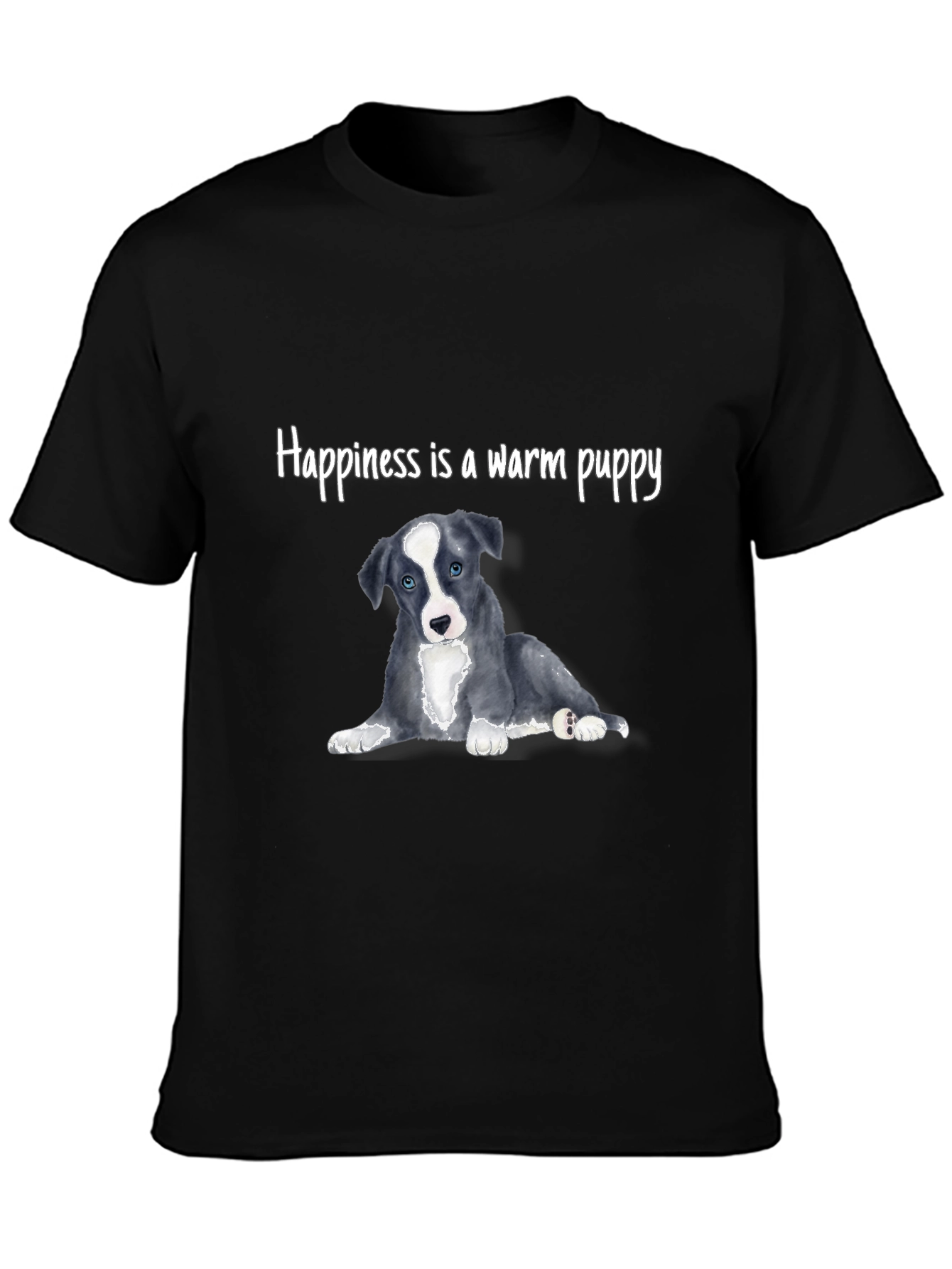 Warm Puppy Graphic T-Shirt - Unisex Casual Tee