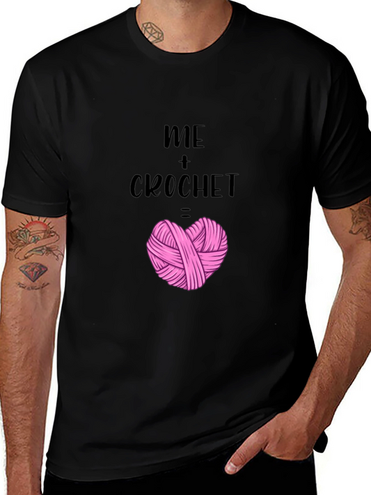 Me + Crochet Heart T-Shirt - Yarn Lover Tee