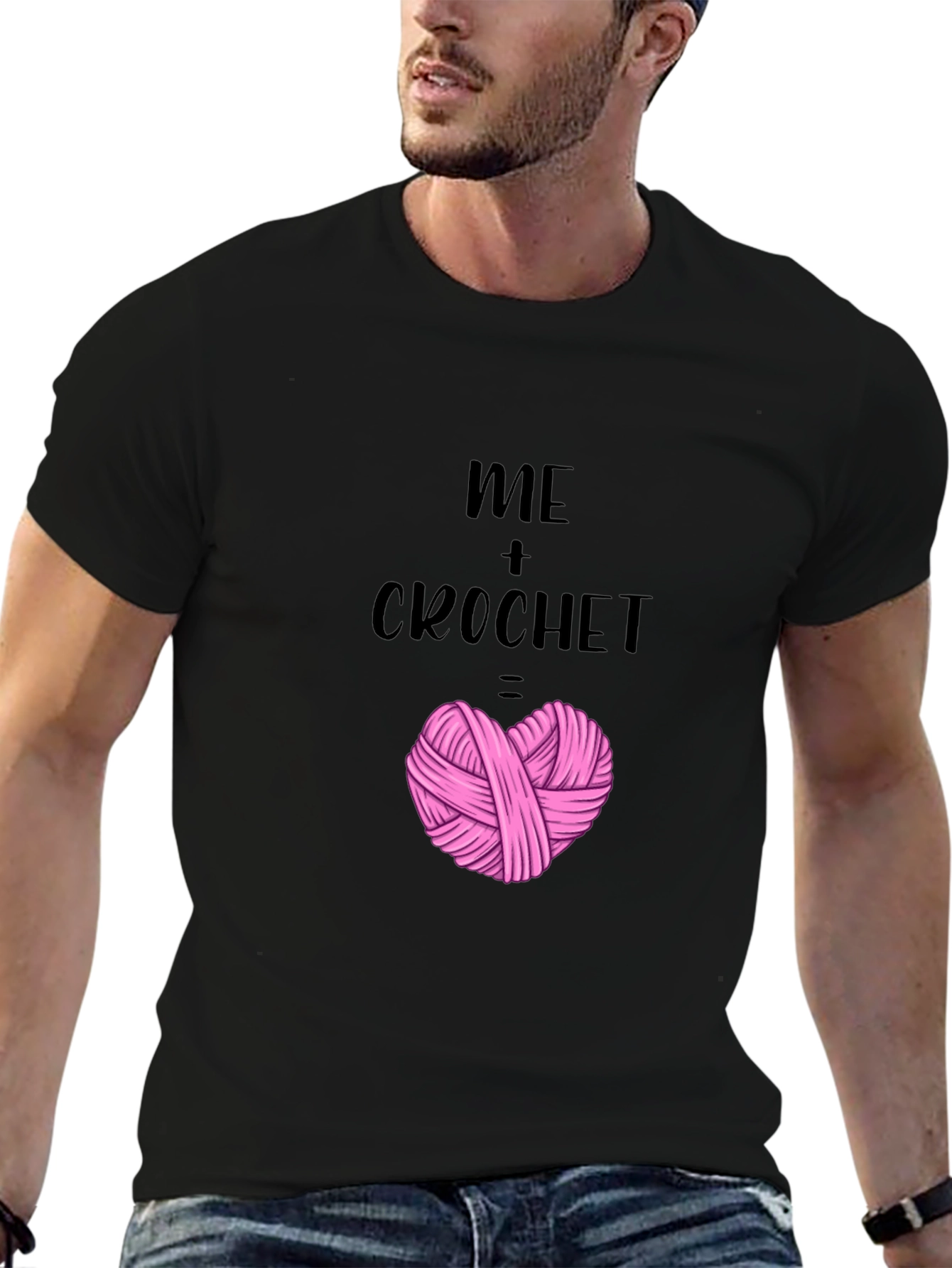 Me + Crochet Heart T-Shirt - Yarn Lover Tee