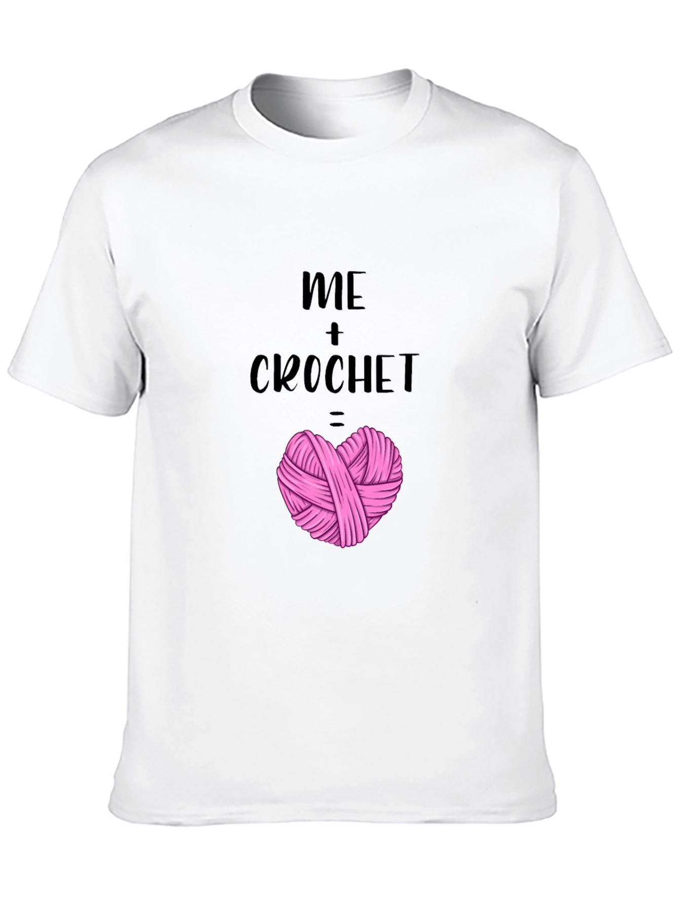 Me + Crochet Heart T-Shirt - Yarn Lover Tee