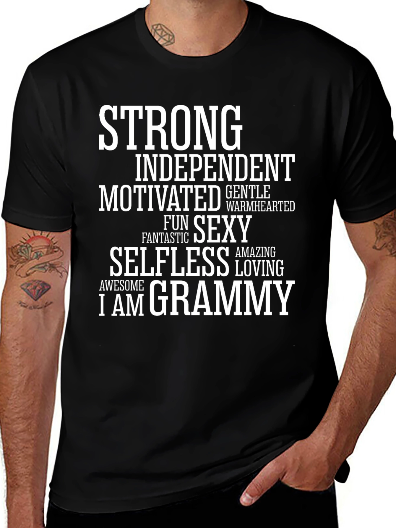Strong Grammy Graphic T-Shirt
