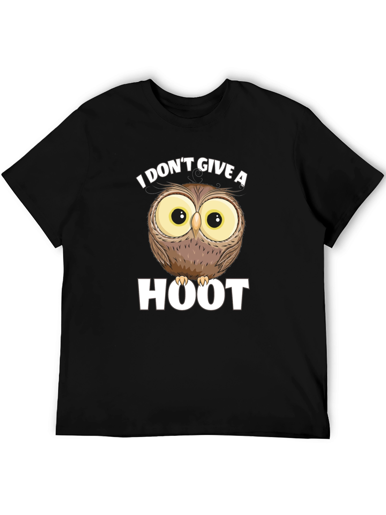 I Dont Give A Hoot Owl Graphic T-Shirt