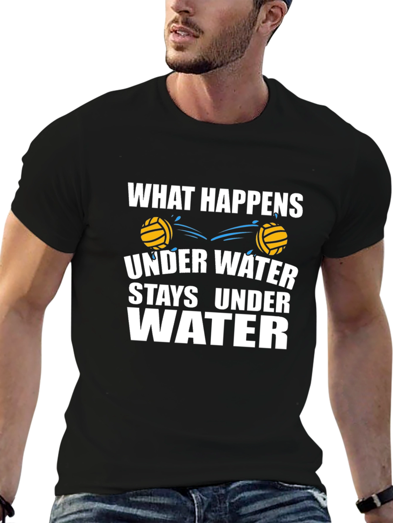 Water Polo T-Shirt - What Happens Under Water