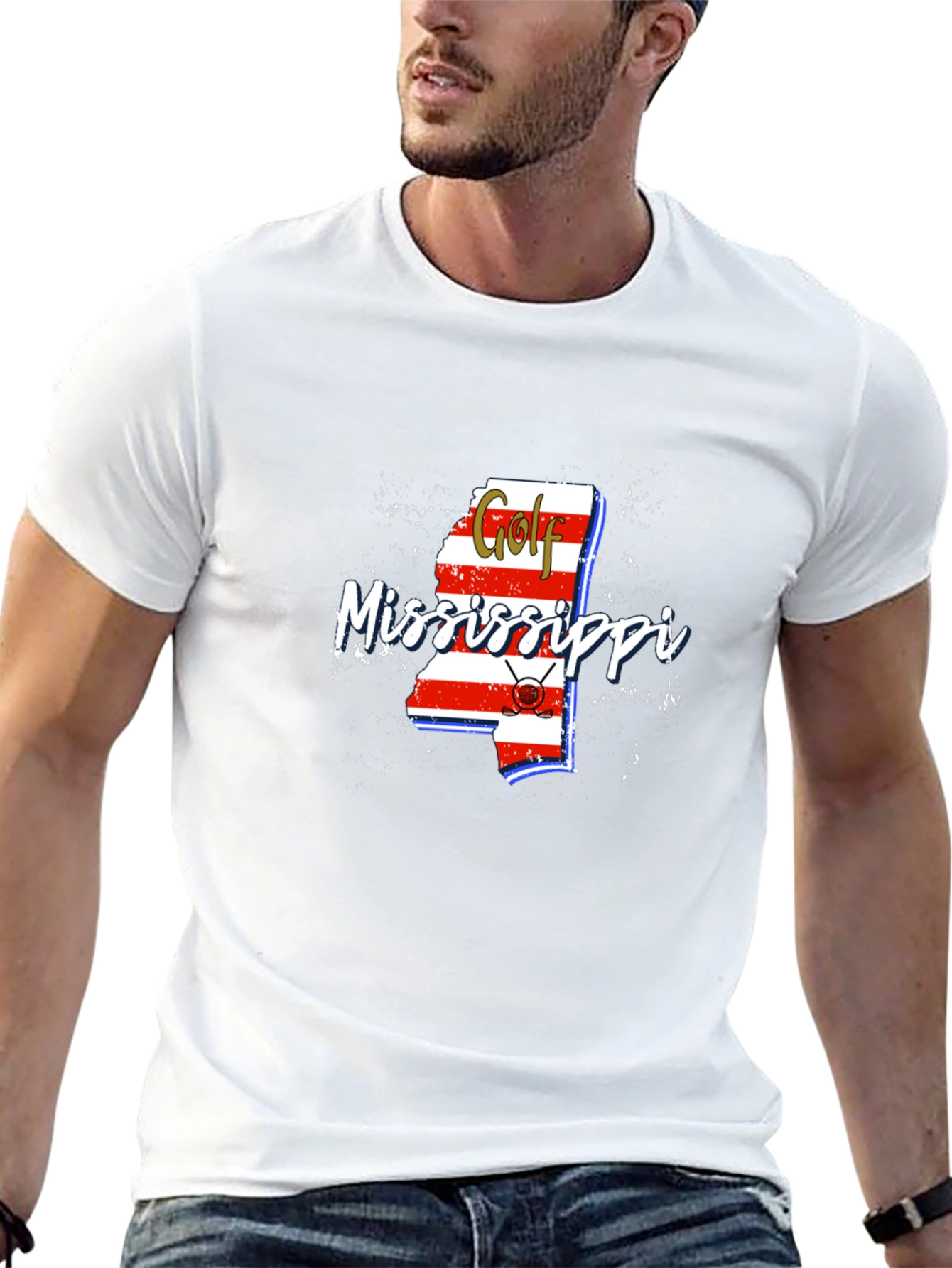 Golf Mississippi State Pride Tee