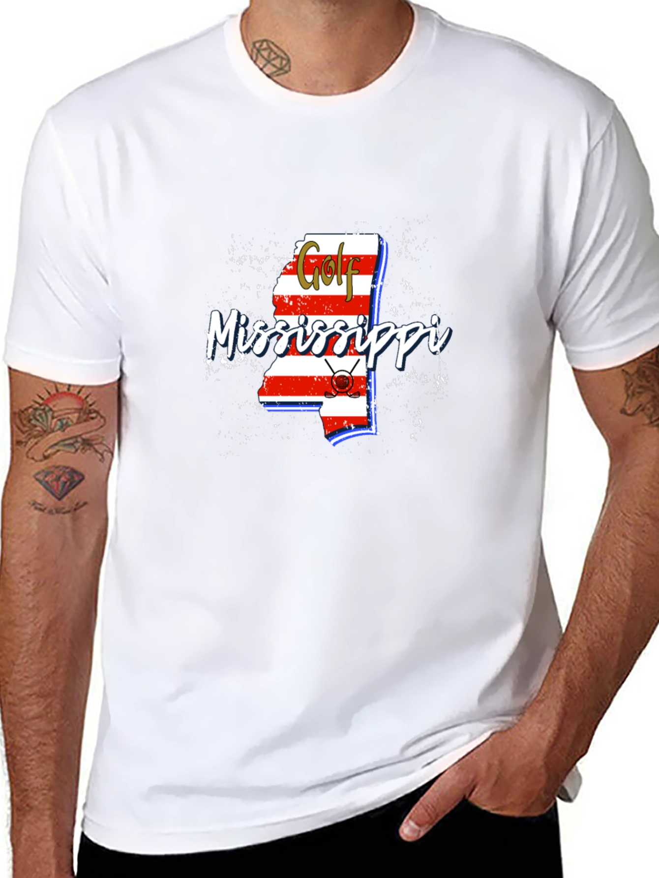 Golf Mississippi State Pride Tee