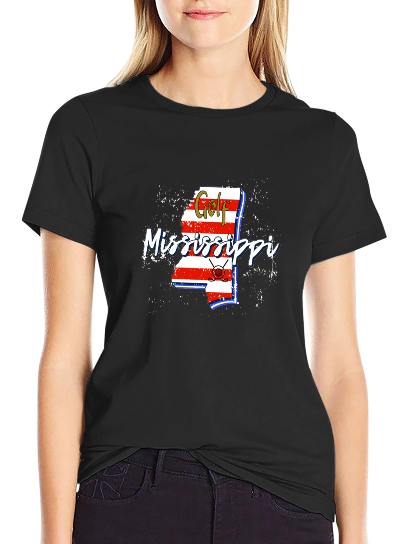 Golf Mississippi State Pride Tee