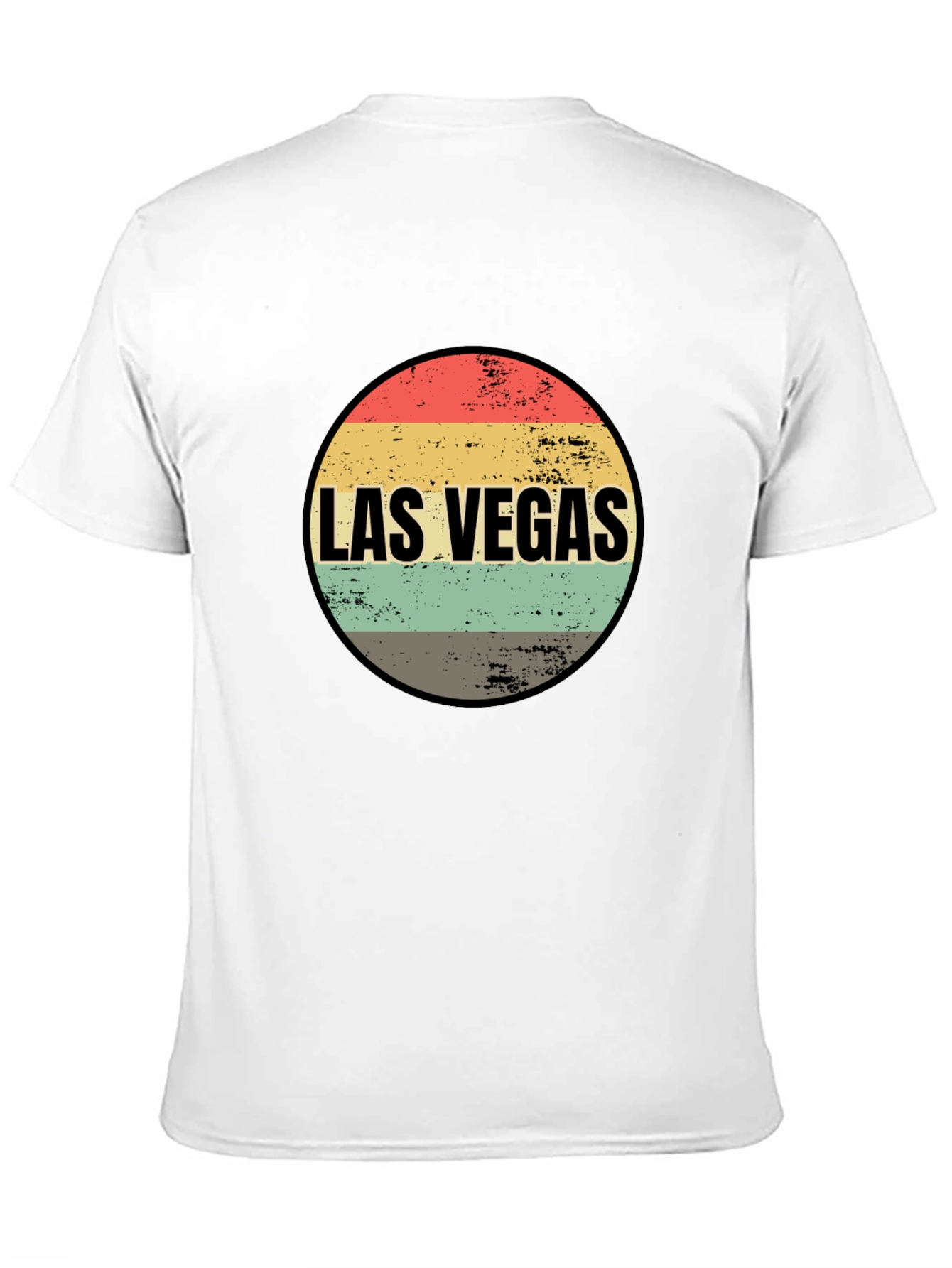 Las Vegas Retro Graphic Tee - Black