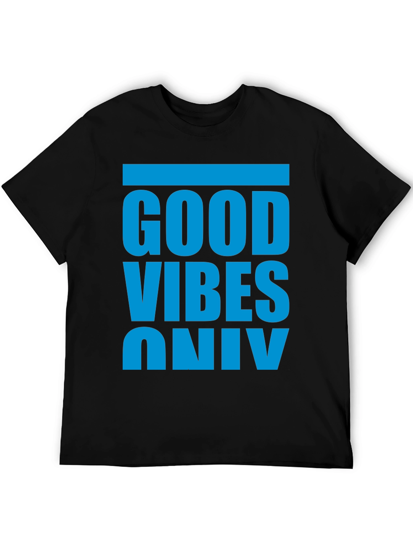 Good Vibes Only T-Shirt - Casual Graphic Tee