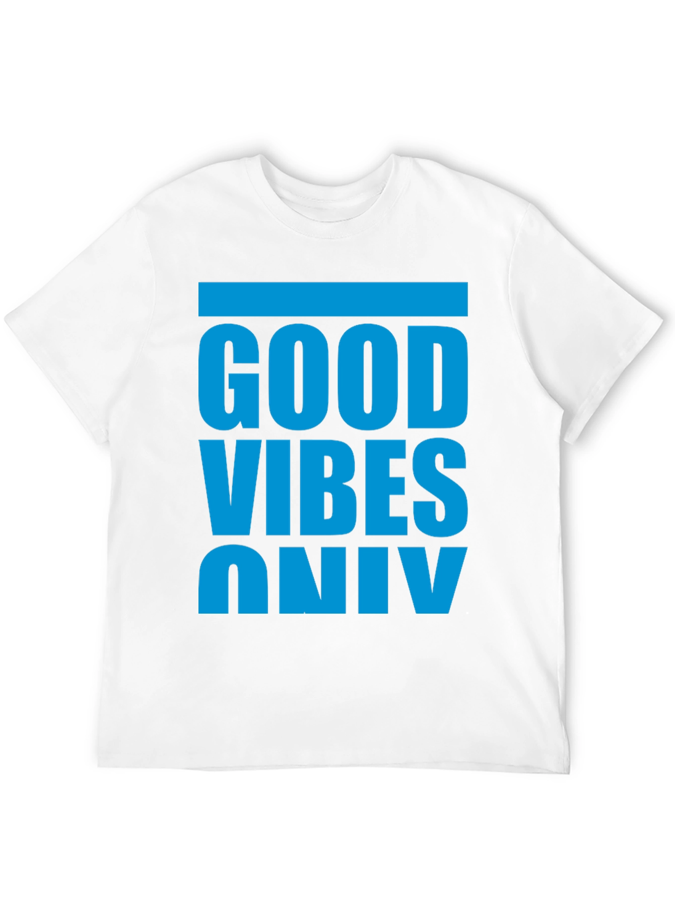 Good Vibes Only T-Shirt - Casual Graphic Tee