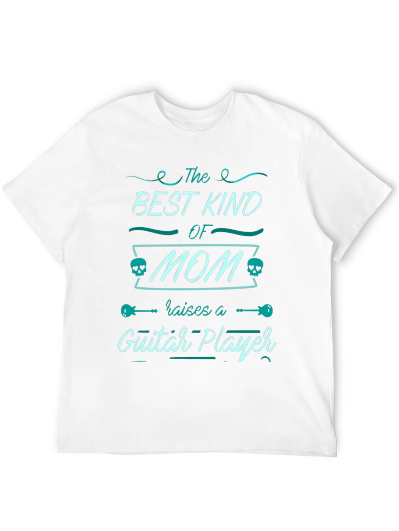 Best Mom Guitar Player Black T-Shirt