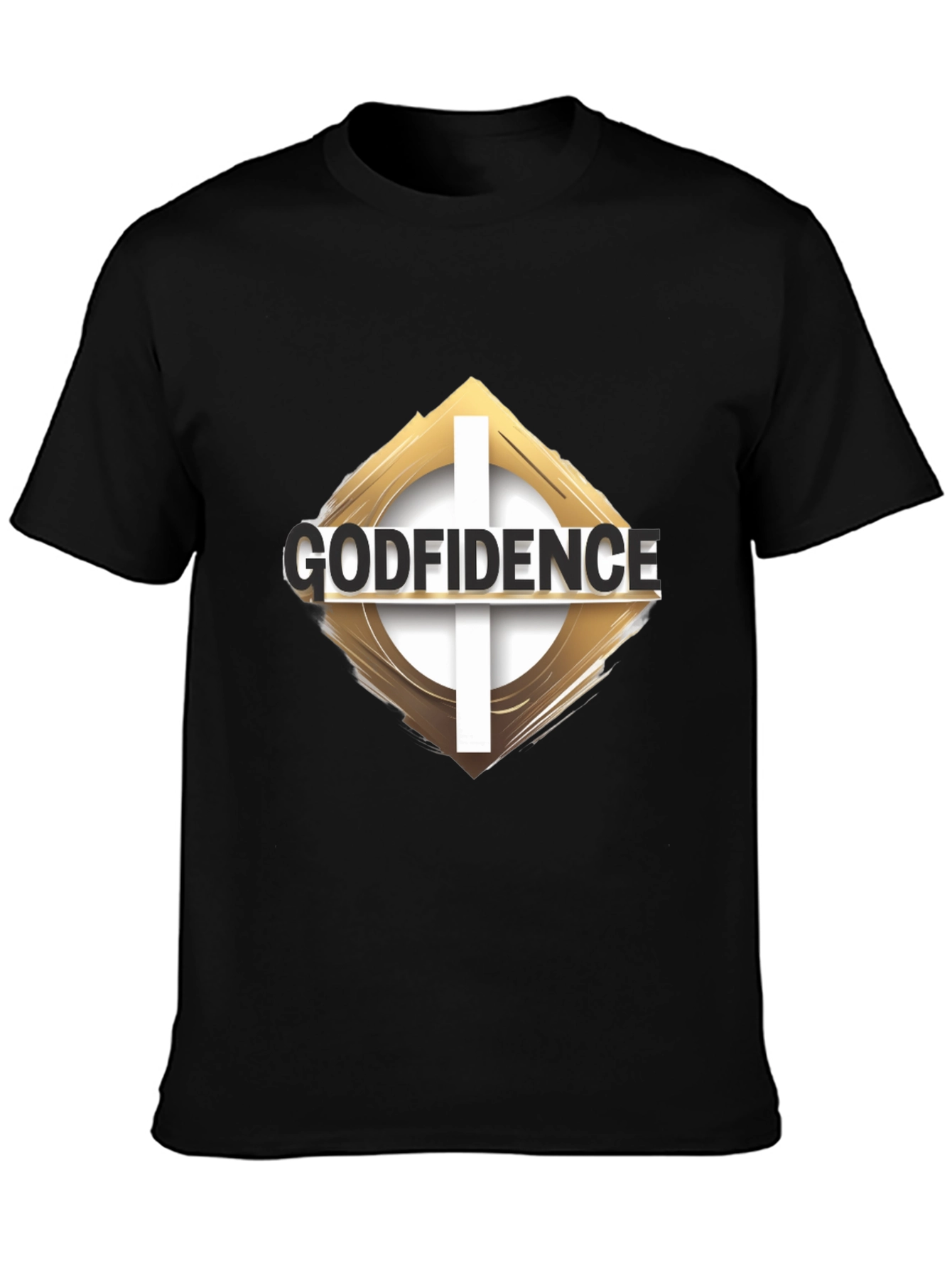 Godfidence Graphic Black T-Shirt