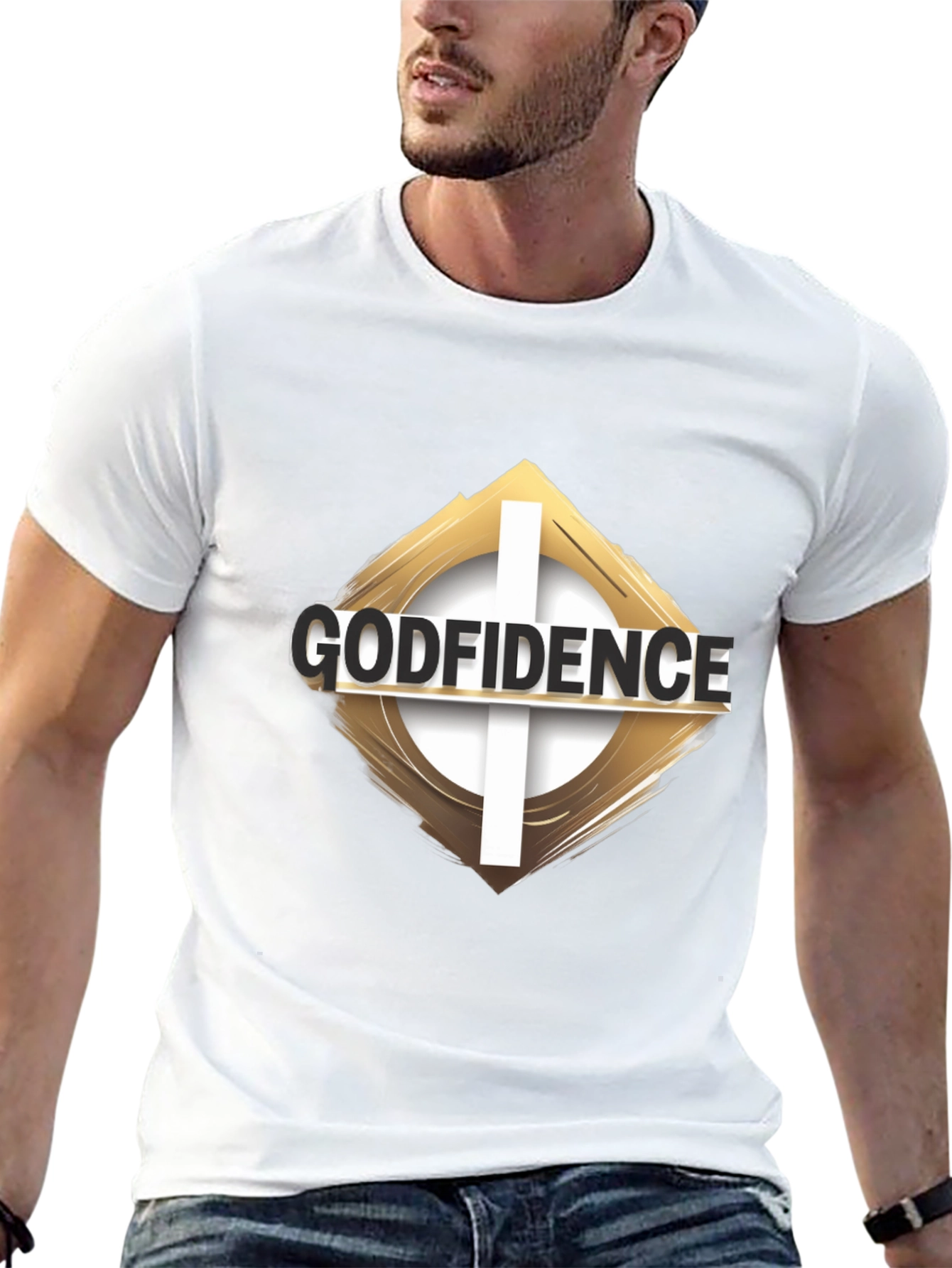 Godfidence Graphic Black T-Shirt