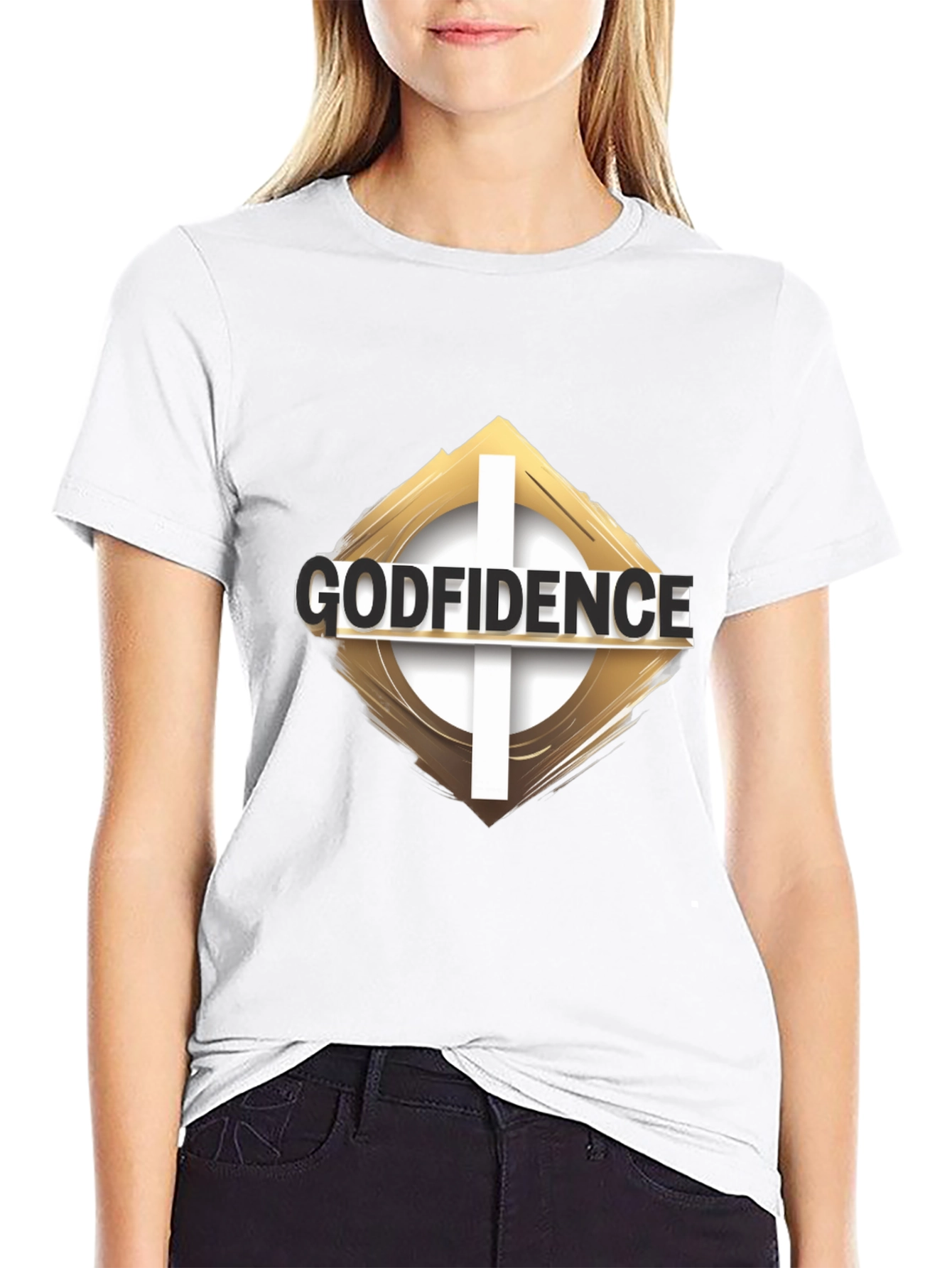 Godfidence Graphic Black T-Shirt