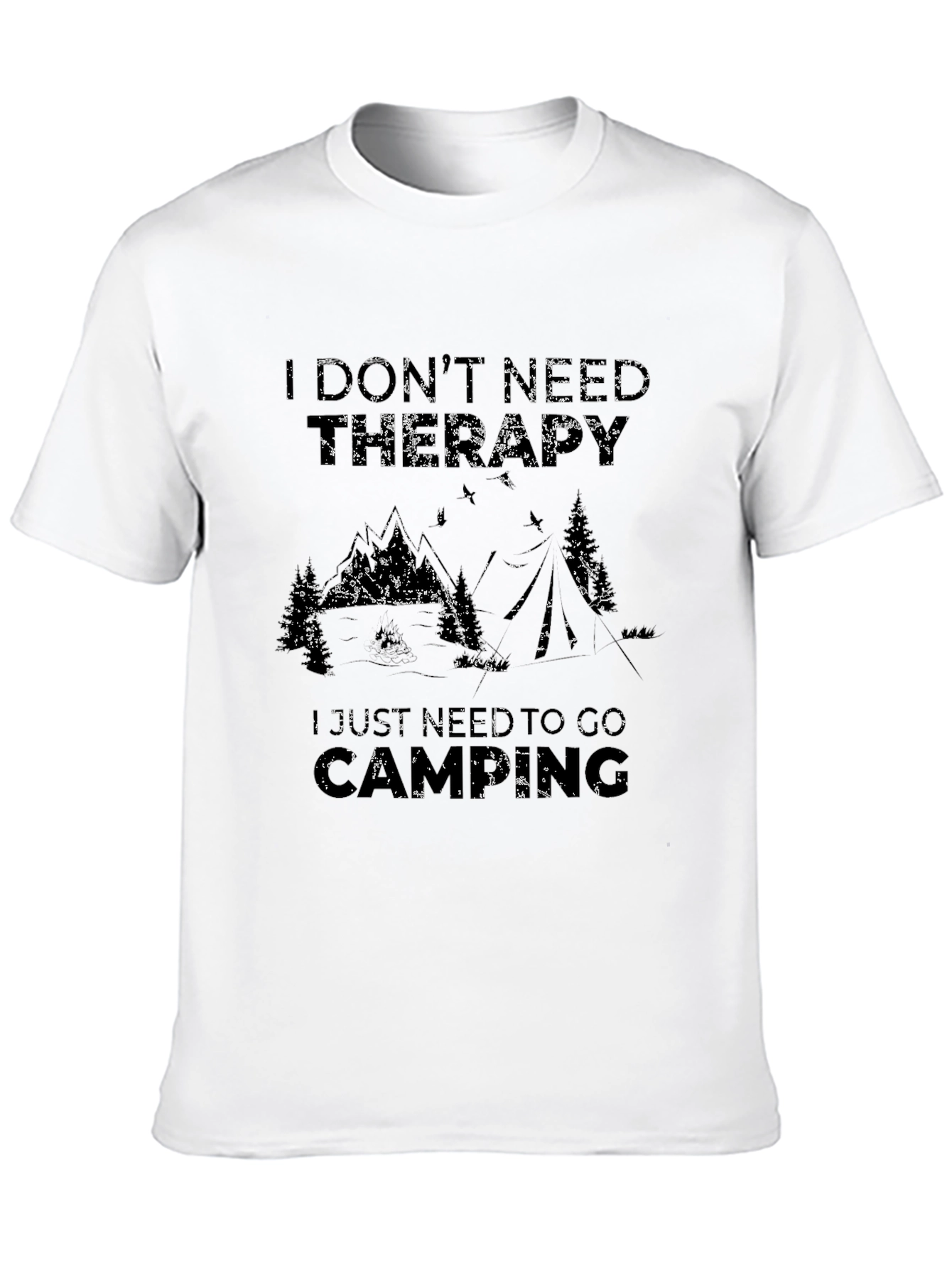 Camping Therapy Graphic Tee