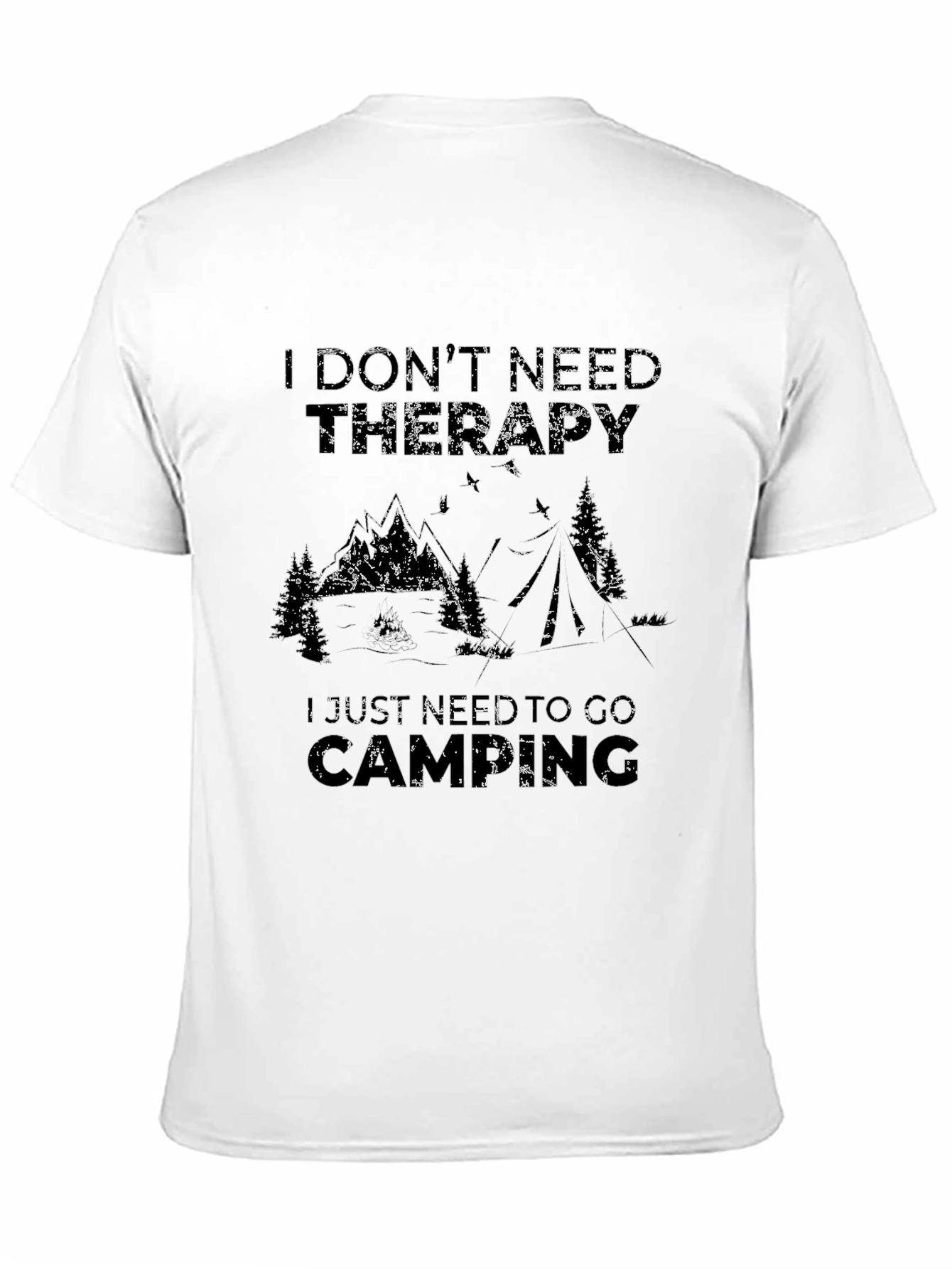 Camping Therapy Graphic Tee