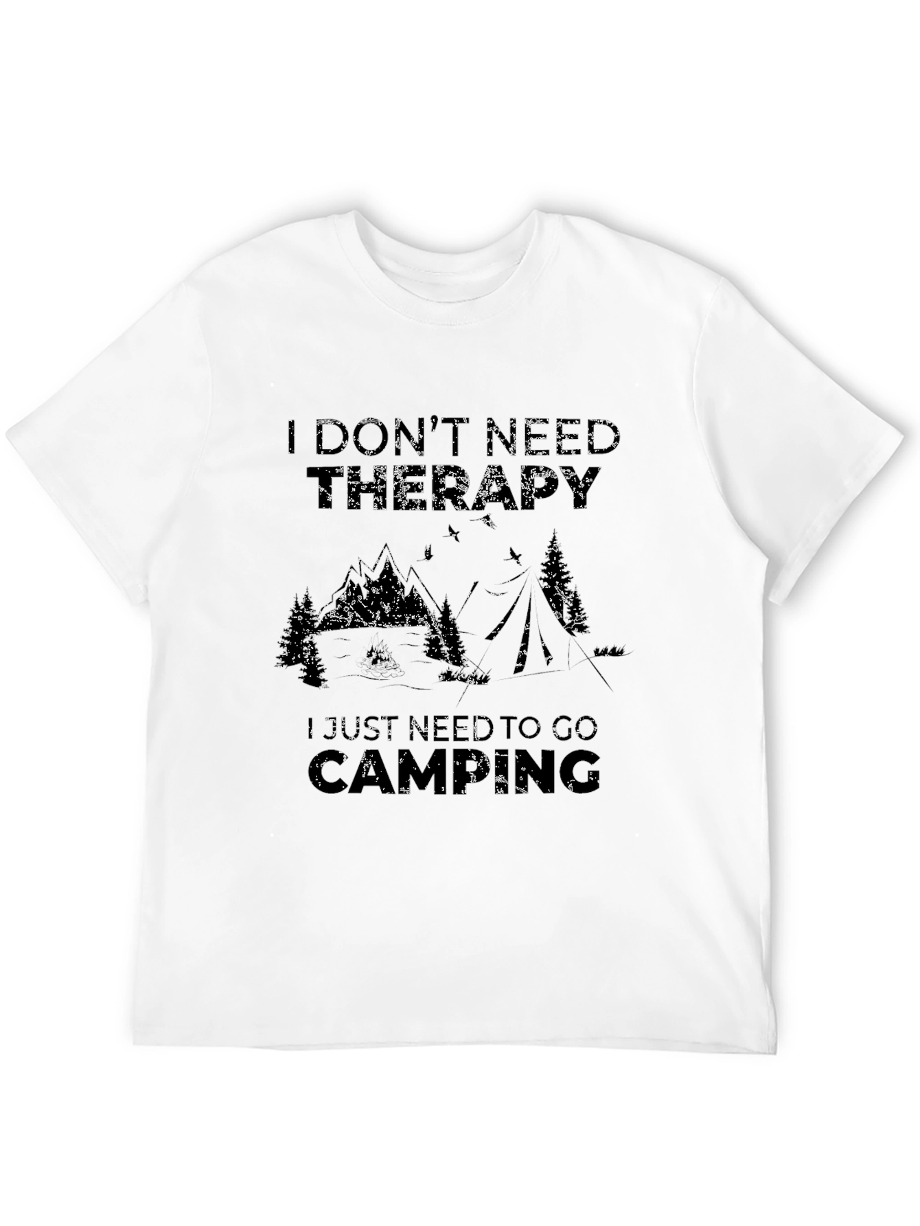 Camping Therapy Graphic Tee