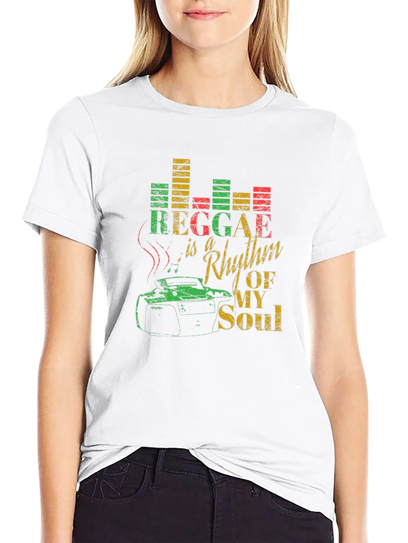 Reggae Rhythm T-Shirt: Music Lovers Tee