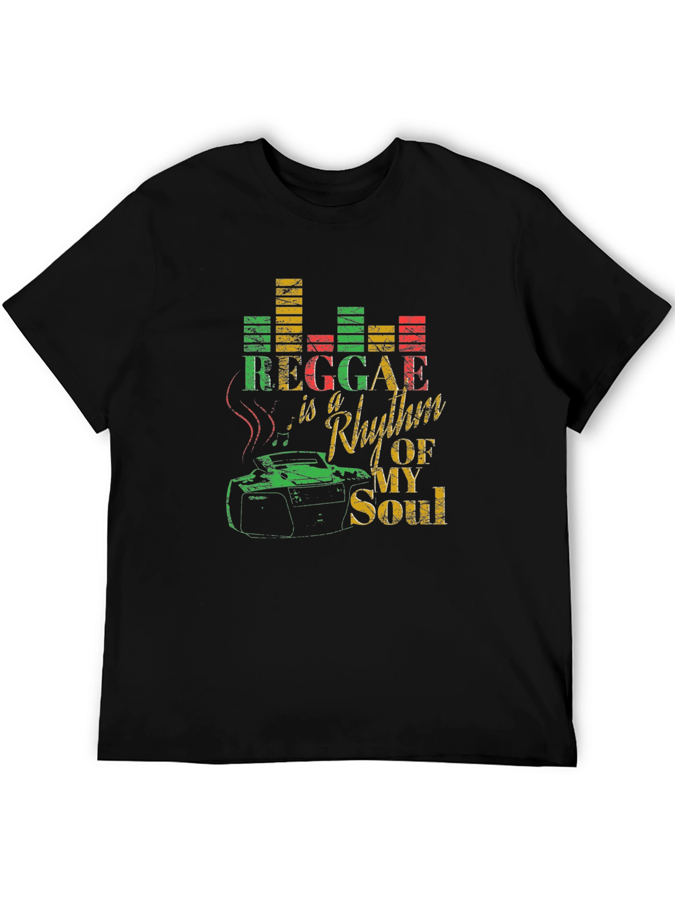 Reggae Rhythm T-Shirt: Music Lovers Tee
