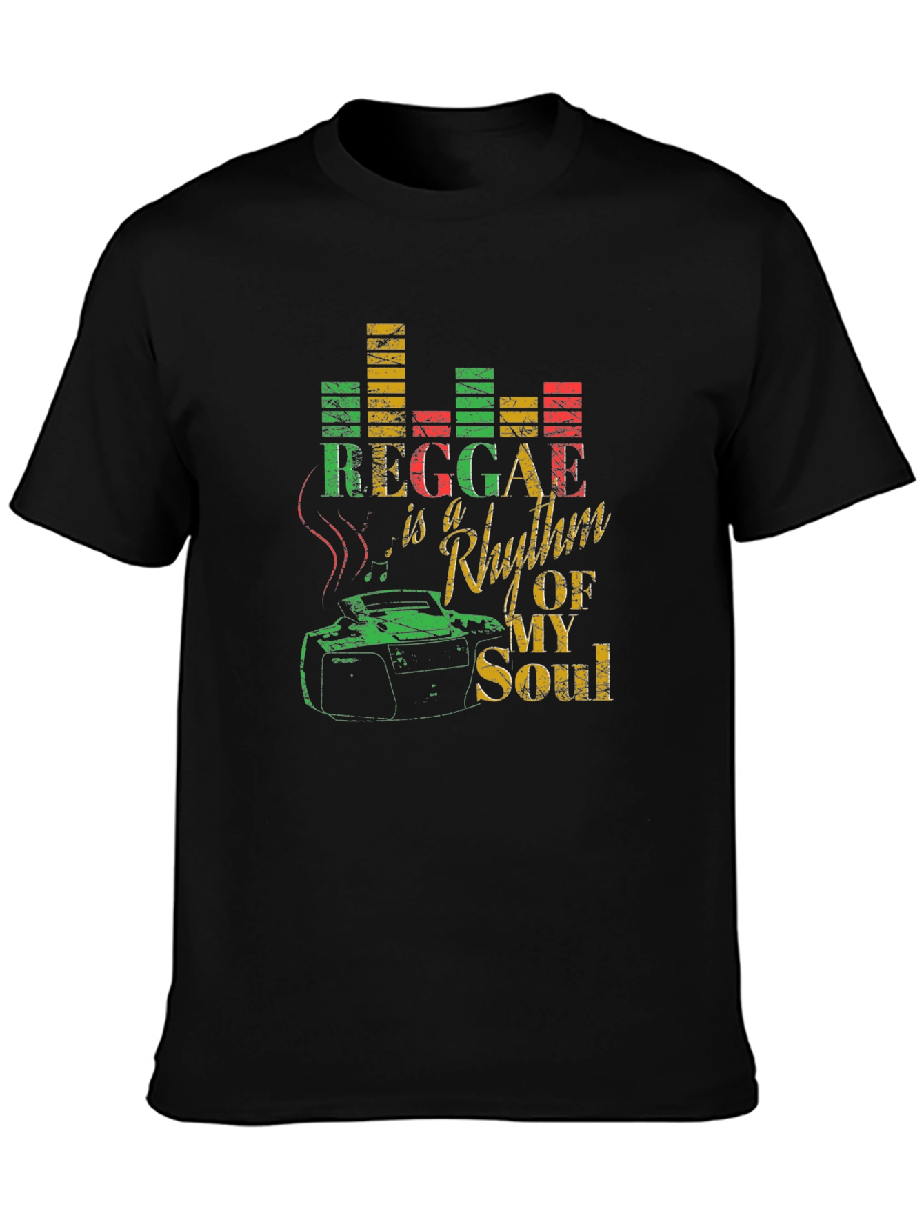 Reggae Rhythm T-Shirt: Music Lovers Tee
