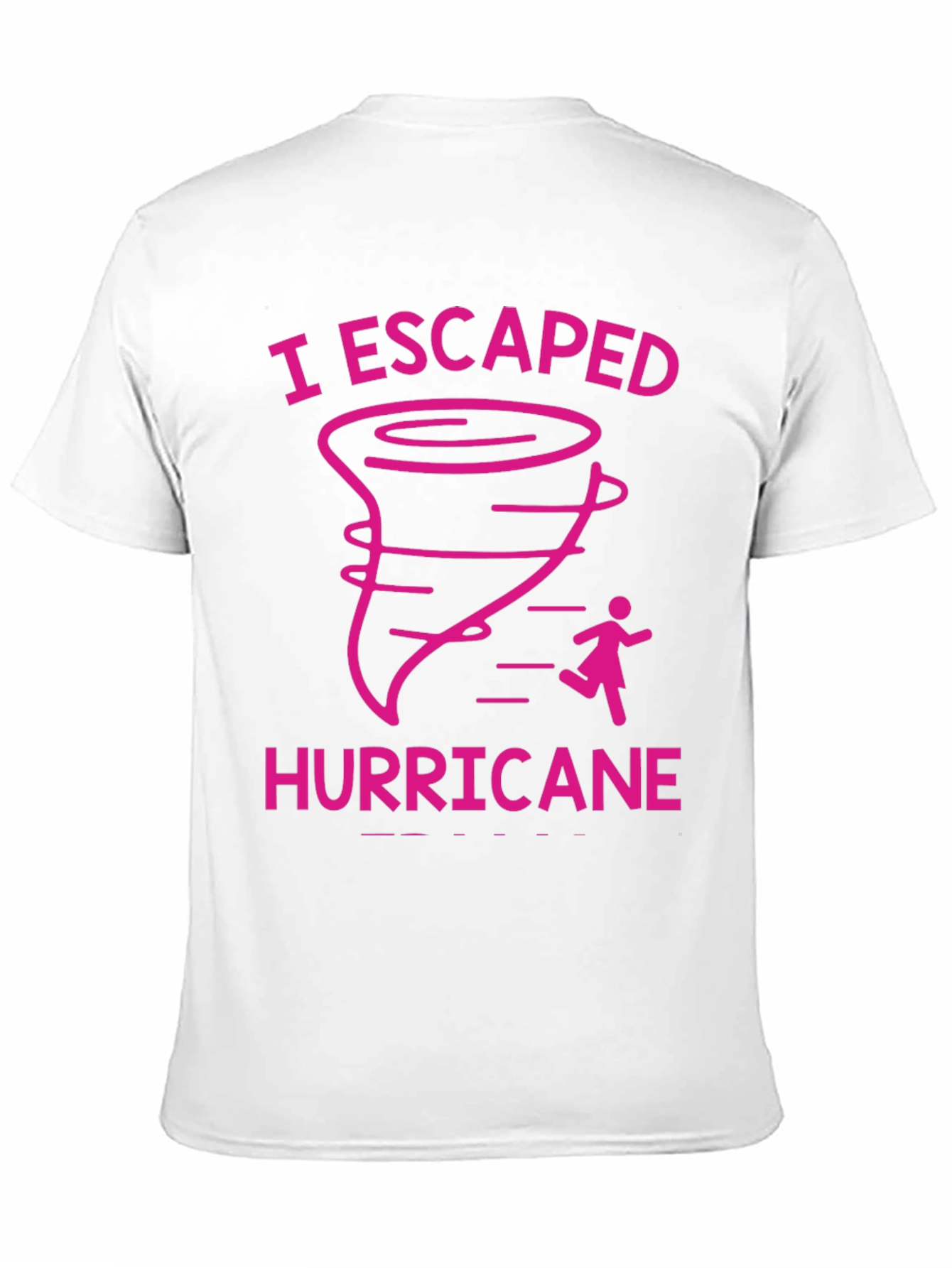 I Escaped Hurricane Black Graphic T-Shirt