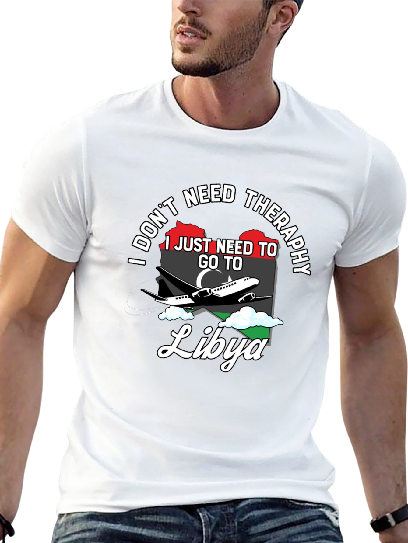 Libya Travel T-Shirt: I Dont Need Therapy