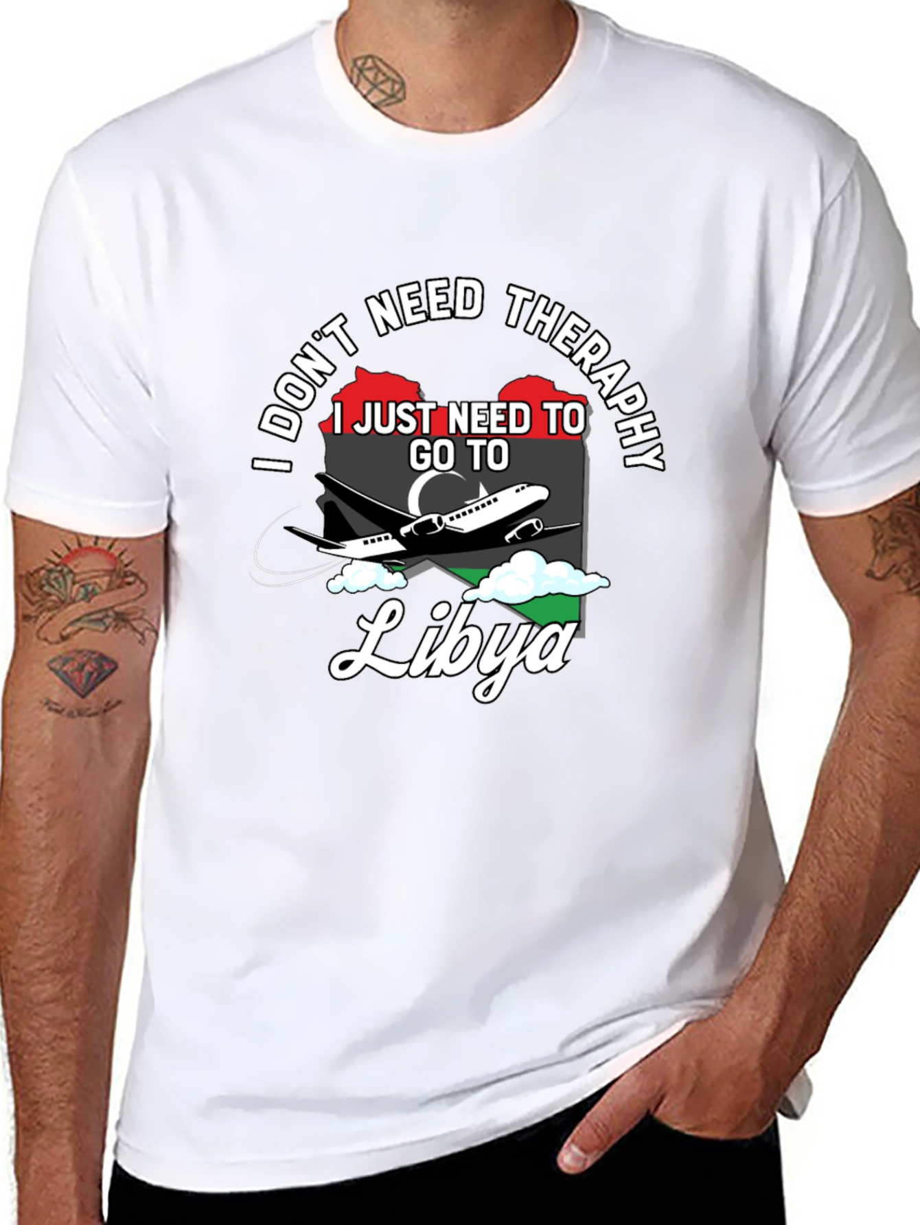 Libya Travel T-Shirt: I Dont Need Therapy