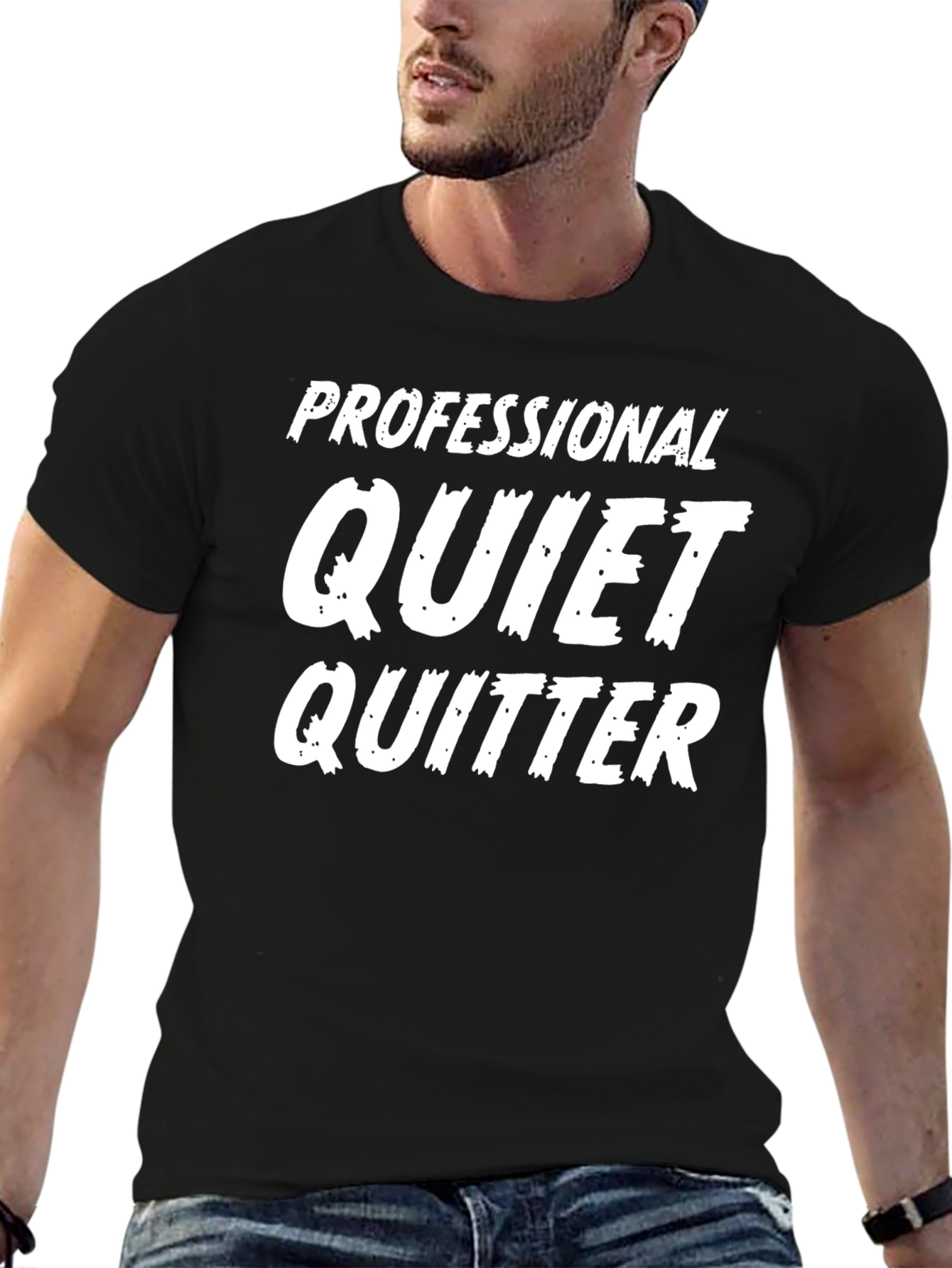 Professional Quiet Quitter T-Shirt - Novelty Graphic Tee