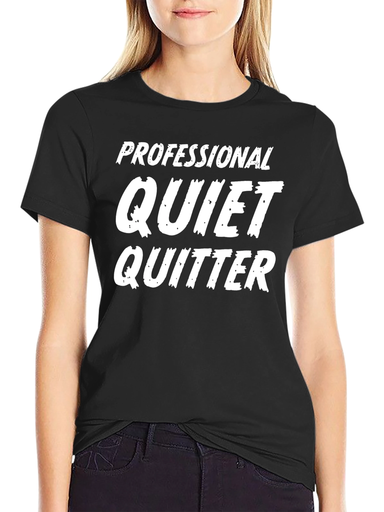 Professional Quiet Quitter T-Shirt - Novelty Graphic Tee