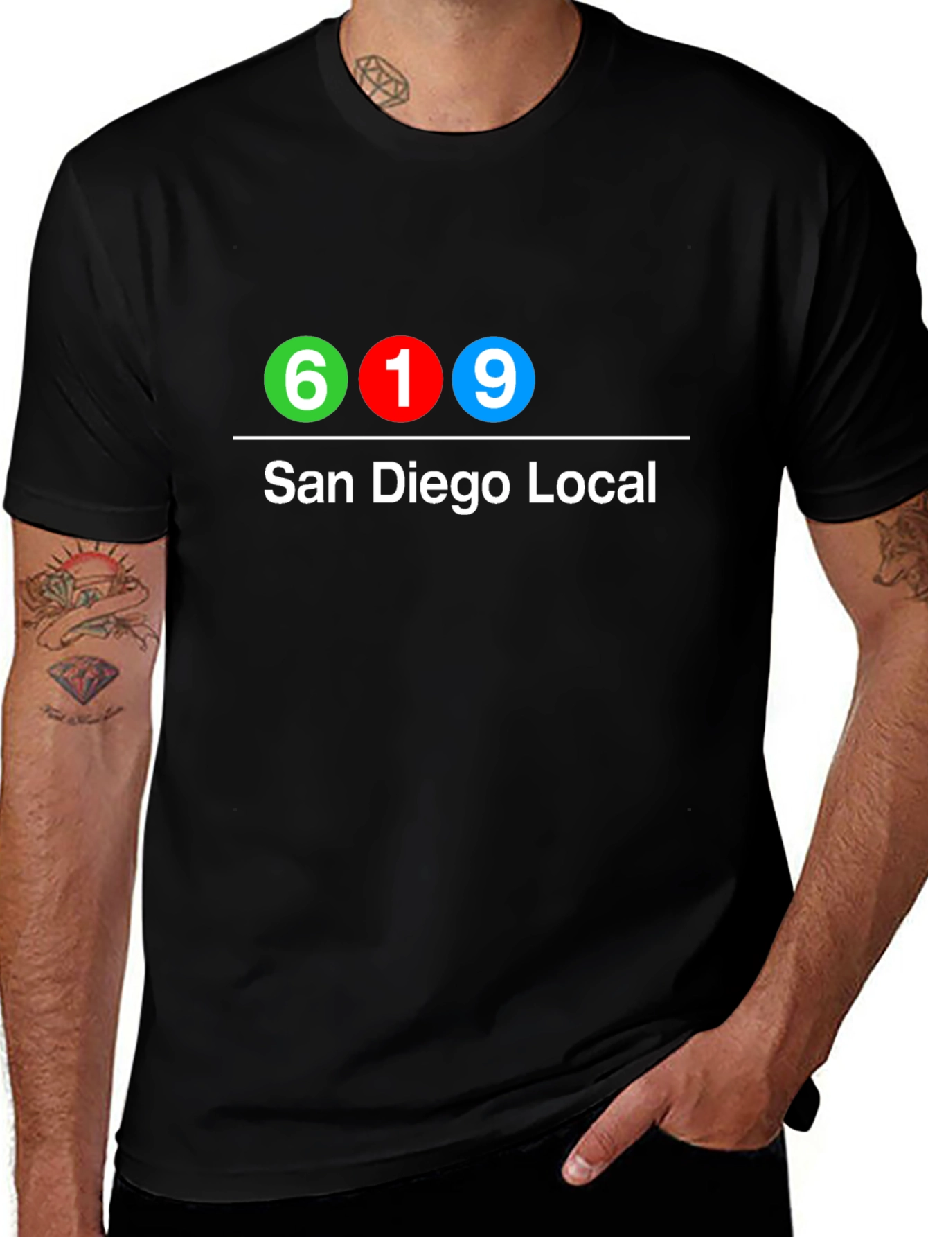 San Diego Local T-Shirt - 619 Area Code Pride