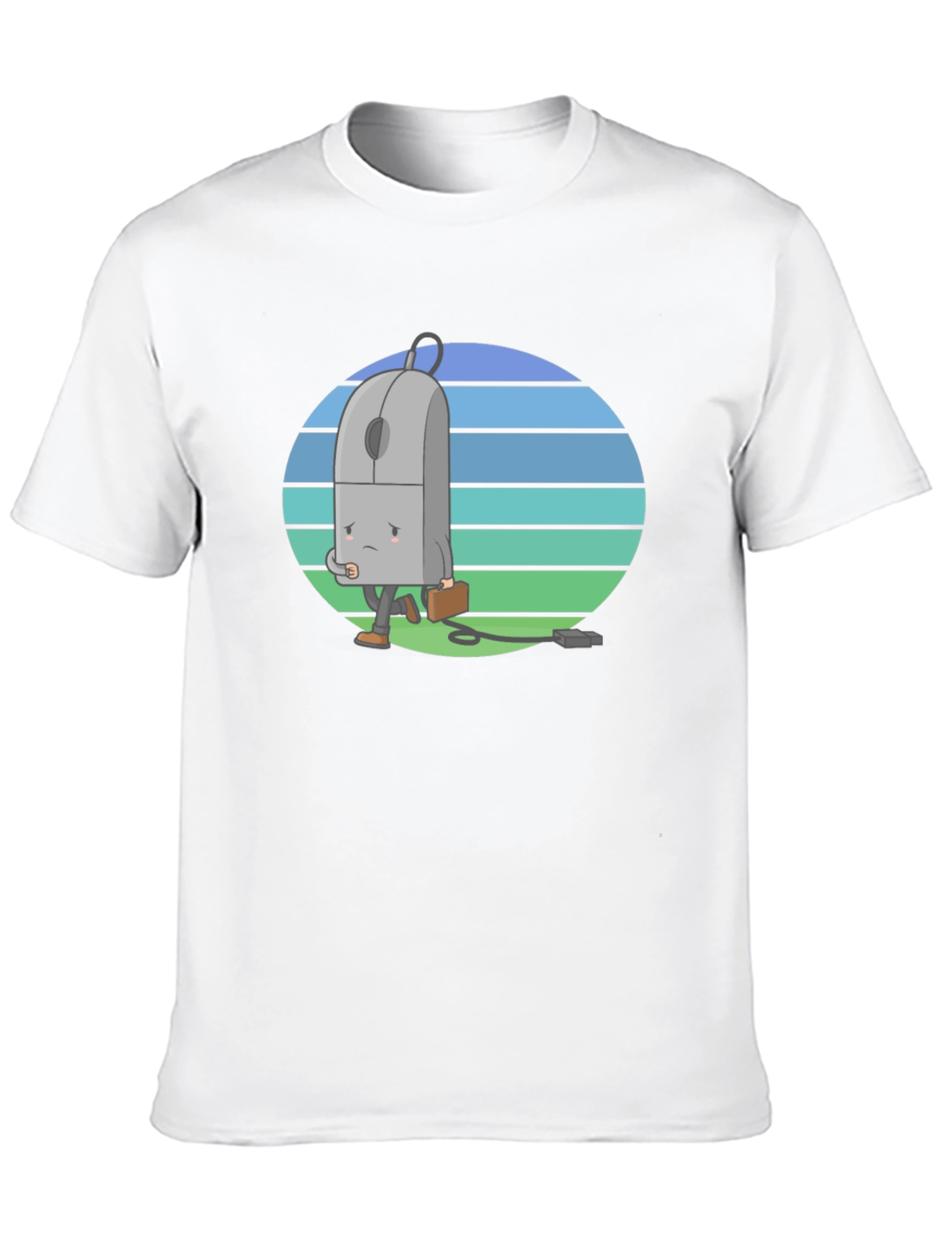 Computer Mouse Cartoon Graphic T-Shirt