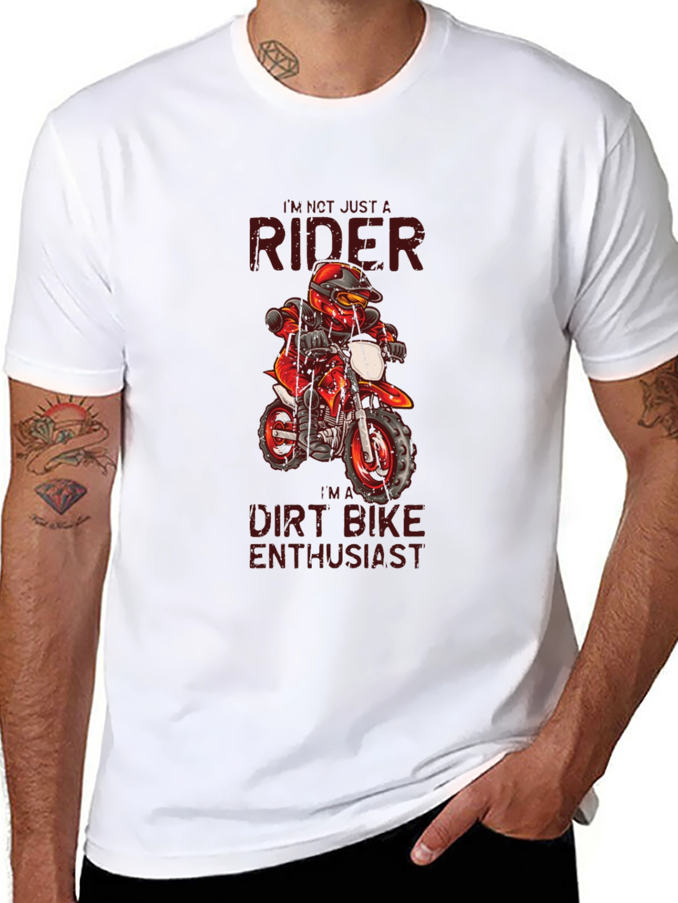 Dirt Bike Enthusiast Graphic Tee