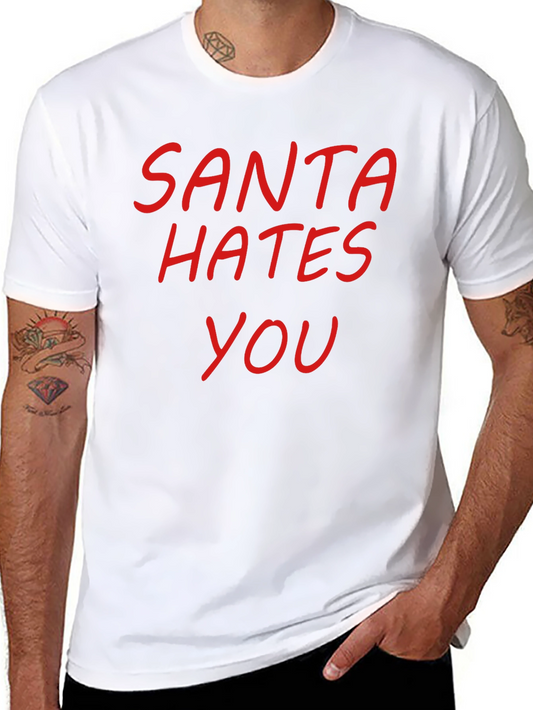 Santa Hates You Graphic T-Shirt