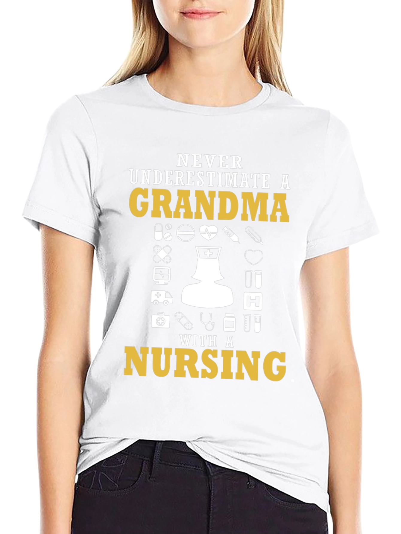 Grandma Nursing T-Shirt - Gift For Nurse