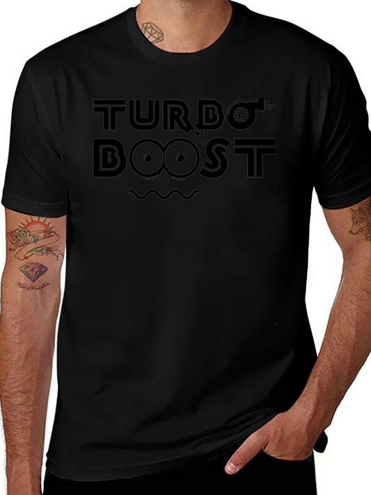 Turbo Boost Black Graphic Tee