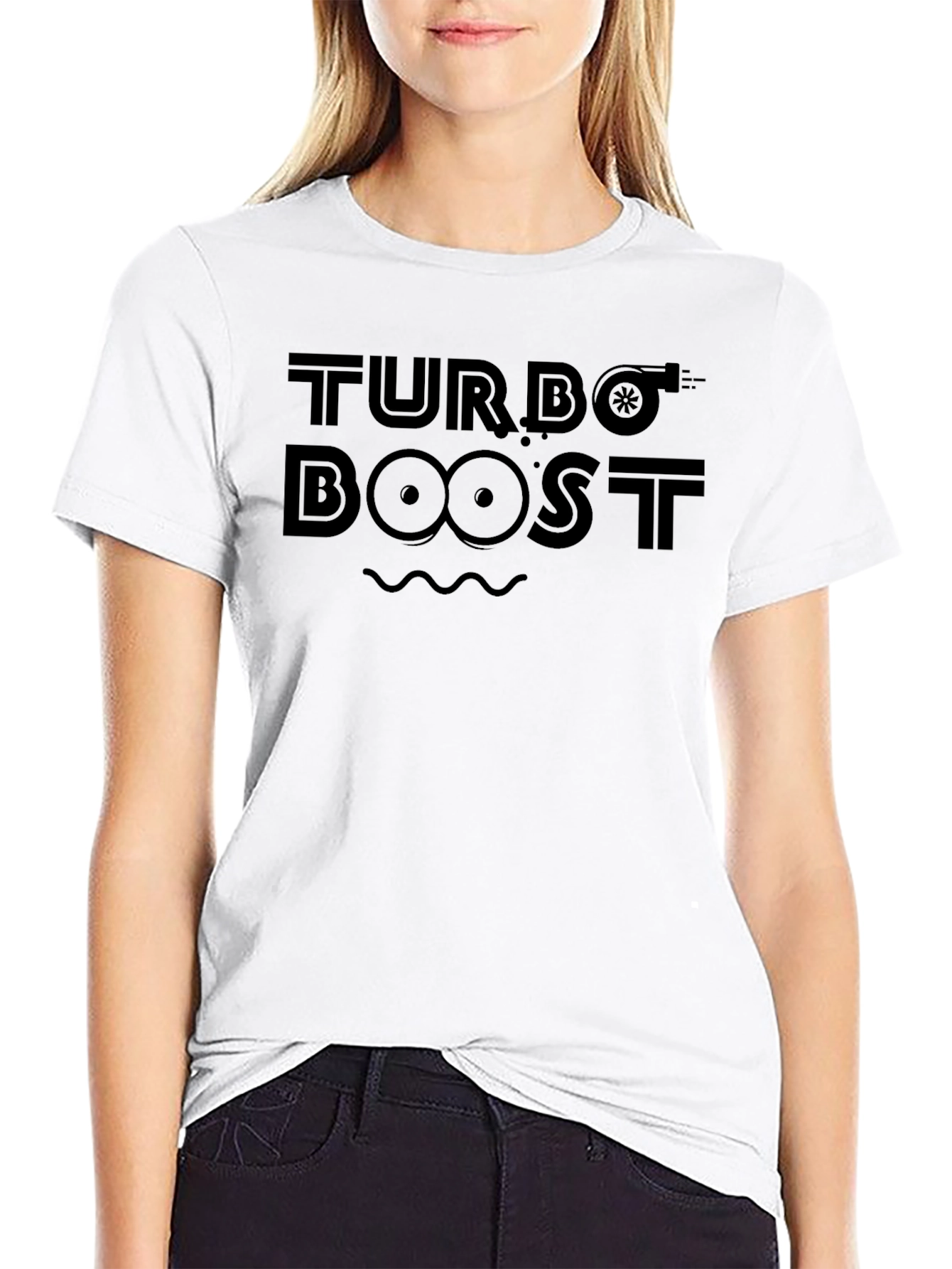 Turbo Boost Black Graphic Tee