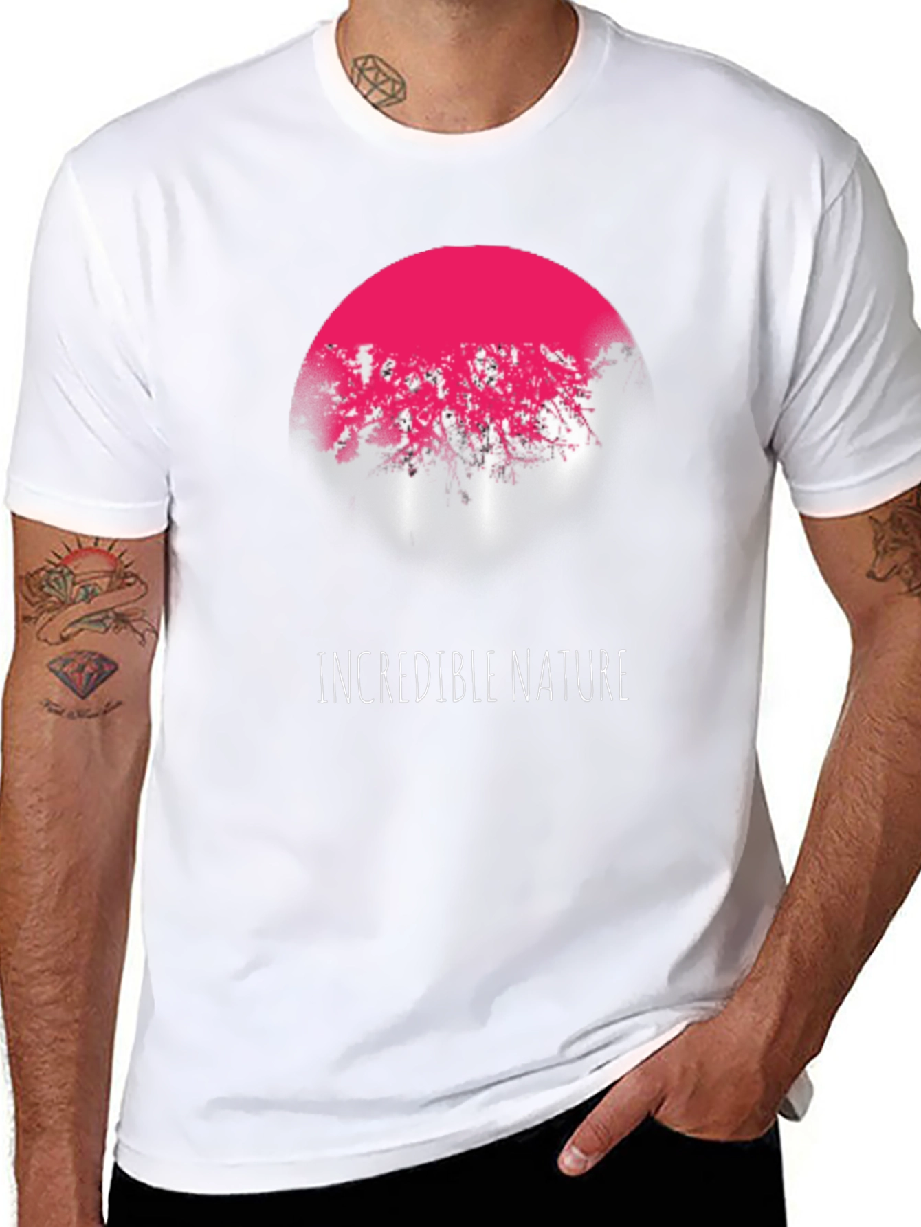 Incredible Nature Graphic Tee - Stylish Casual Wear