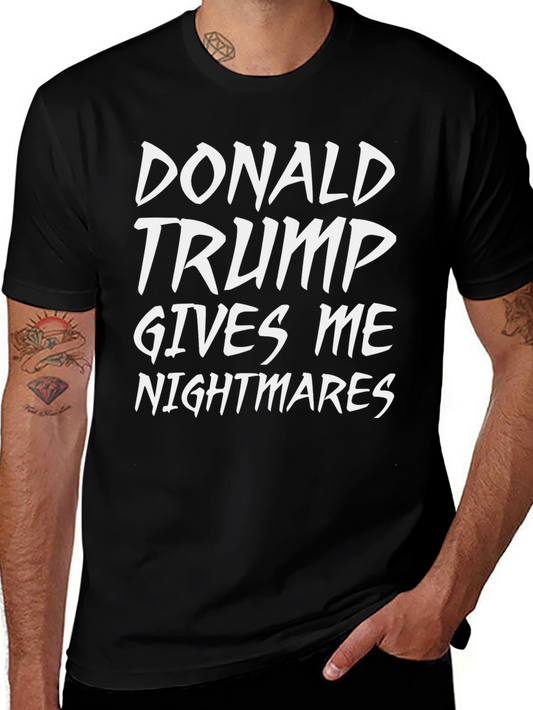 Donald Trump Nightmares Black T-Shirt