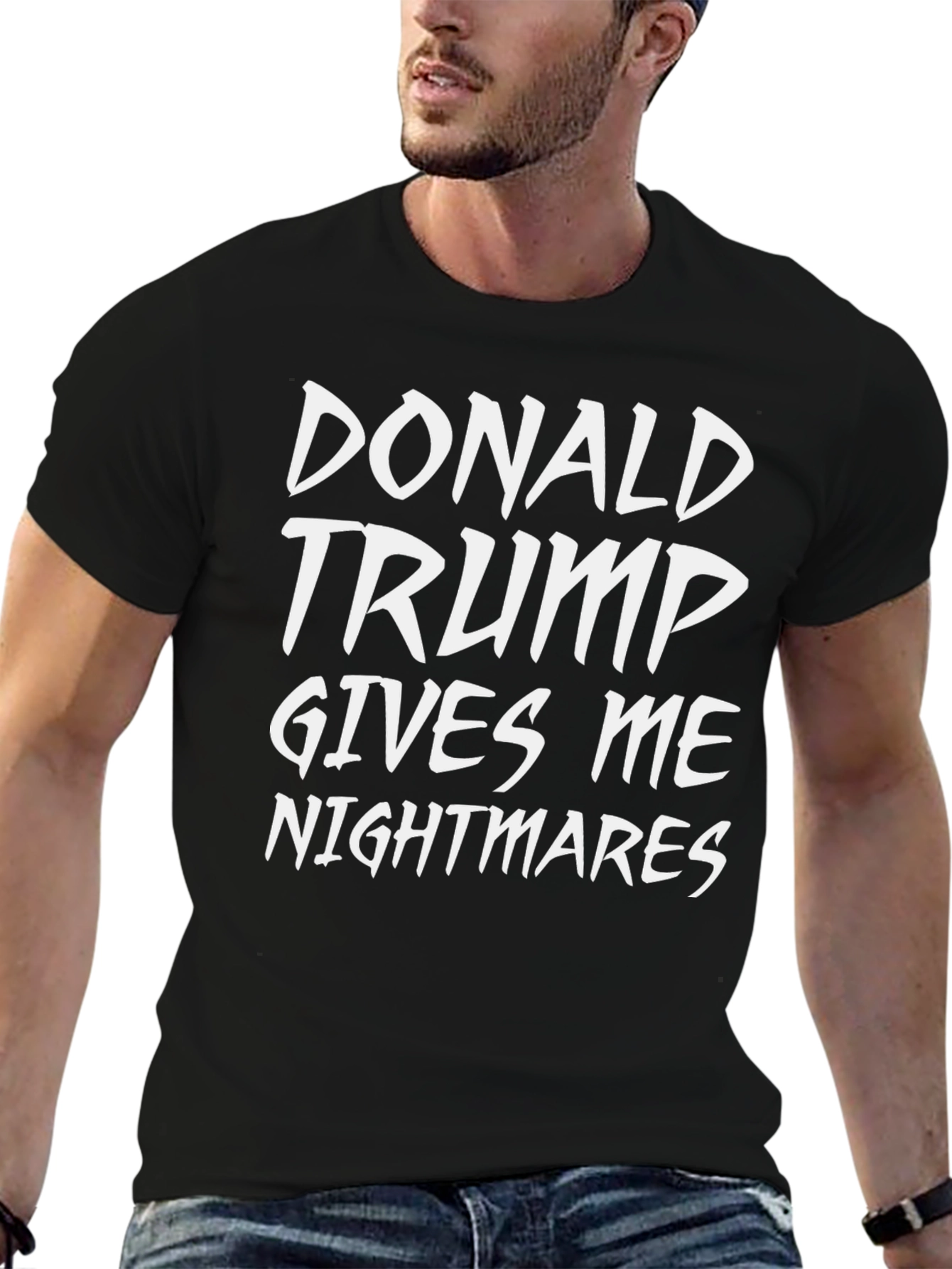Donald Trump Nightmares Black T-Shirt