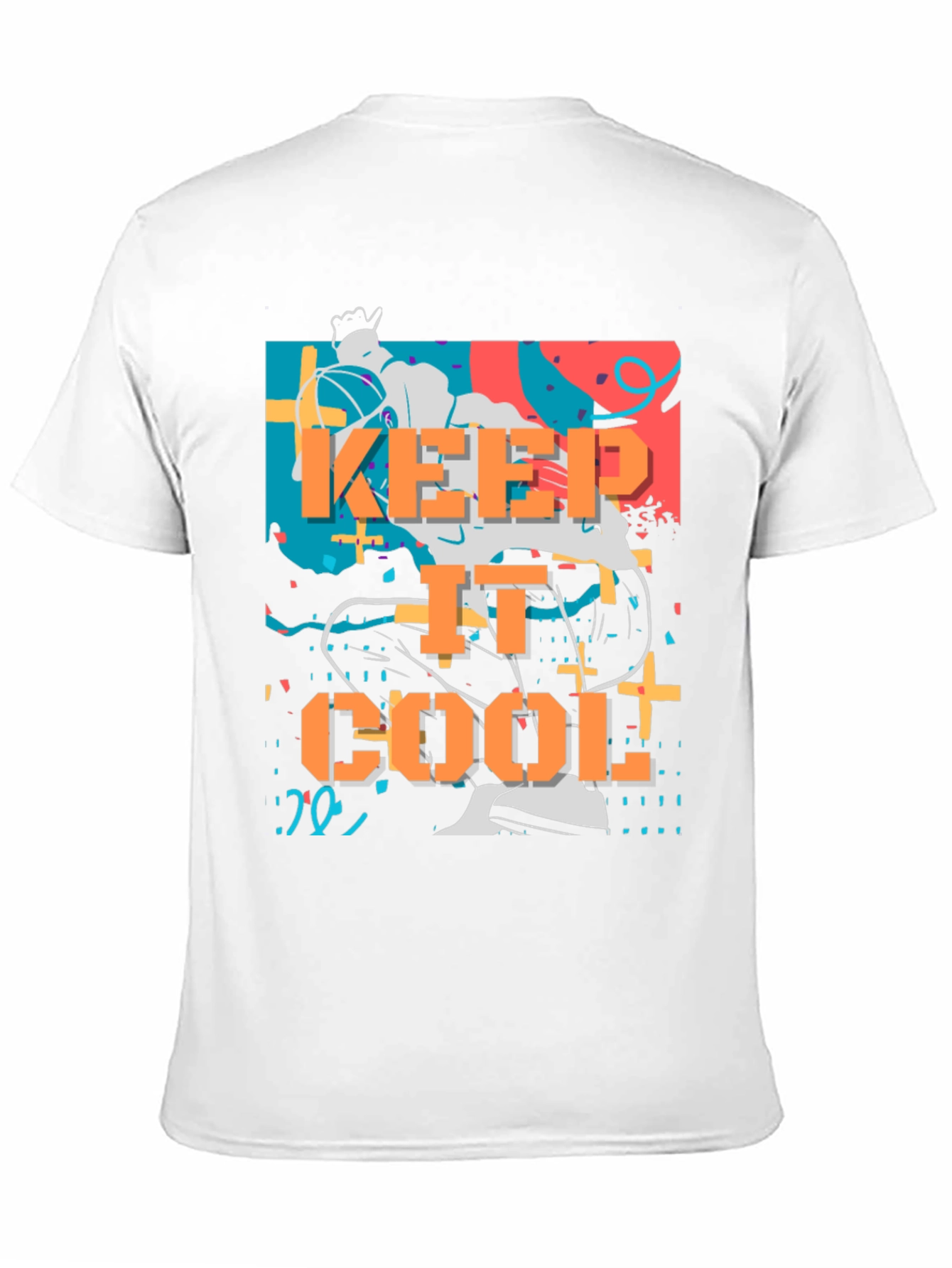 Keep It Cool Graphic Tee - Stylish Black T-Shirt
