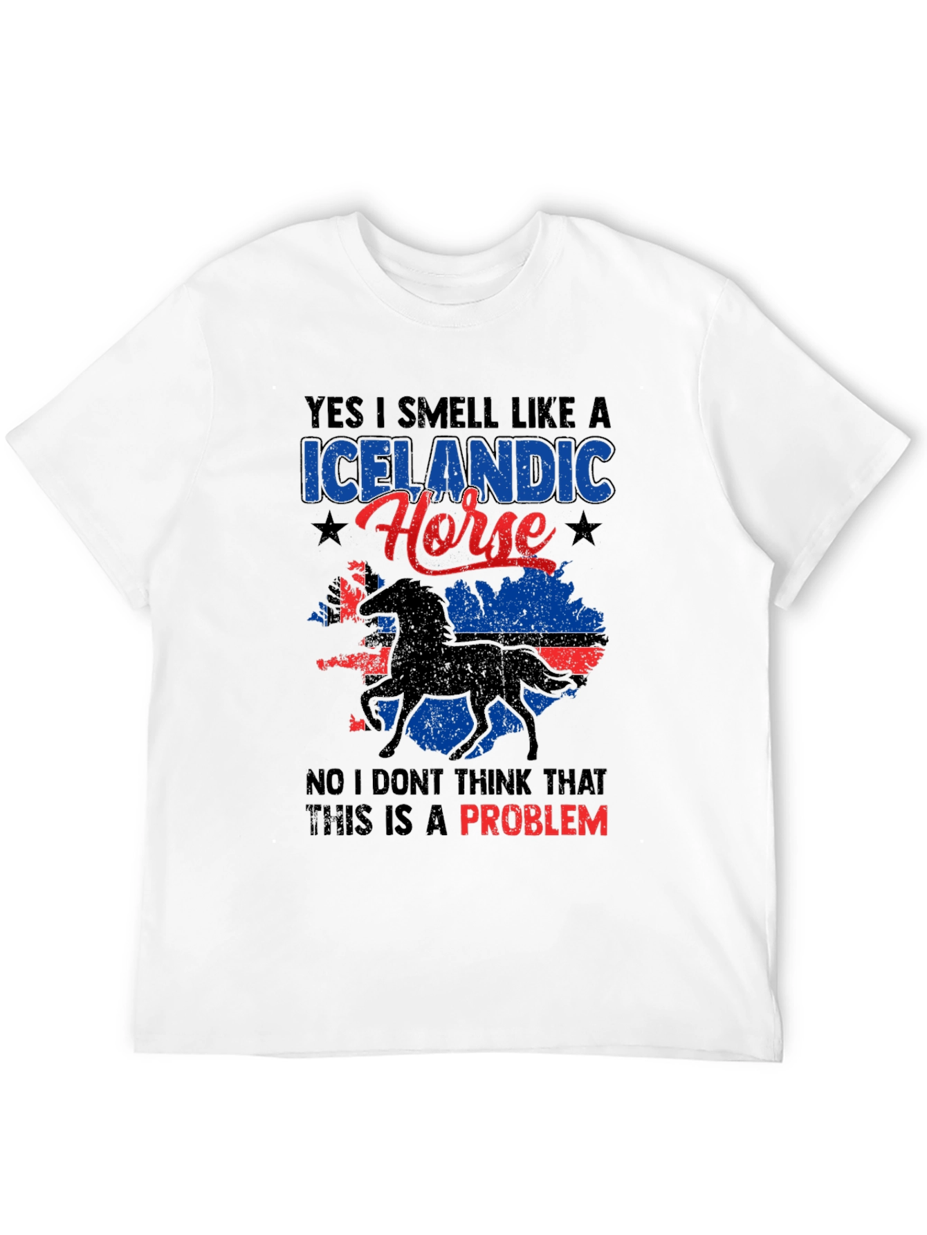 Icelandic Horse T-Shirt - Novelty Graphic Tee