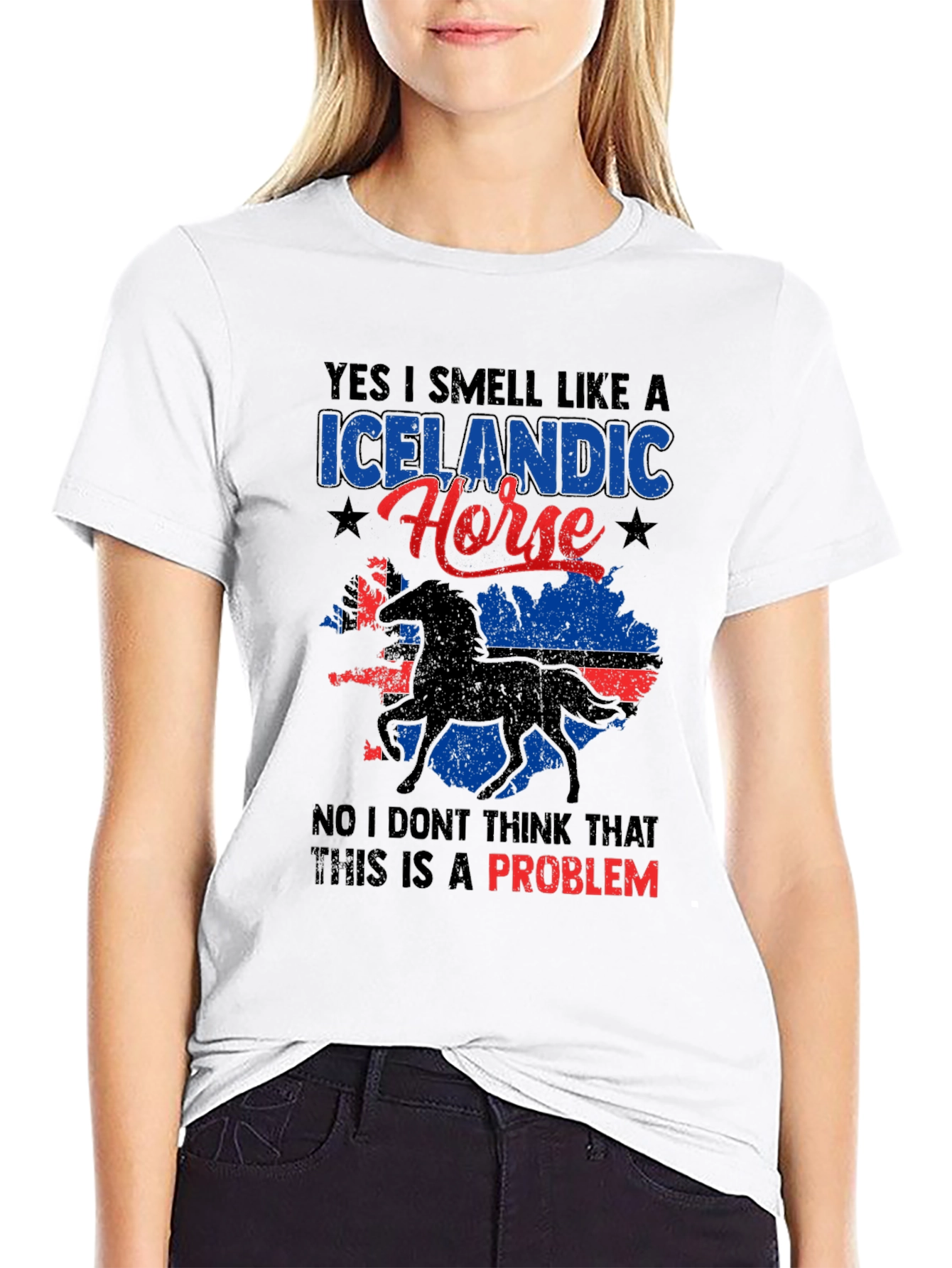 Icelandic Horse T-Shirt - Novelty Graphic Tee