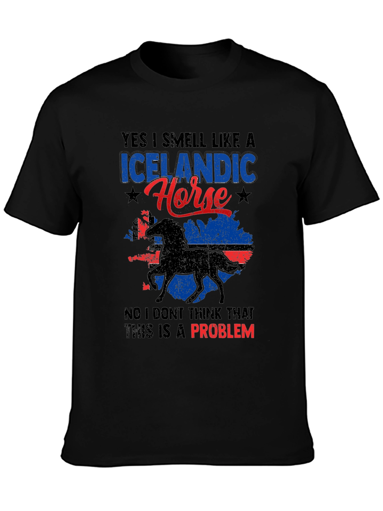 Icelandic Horse T-Shirt - Novelty Graphic Tee
