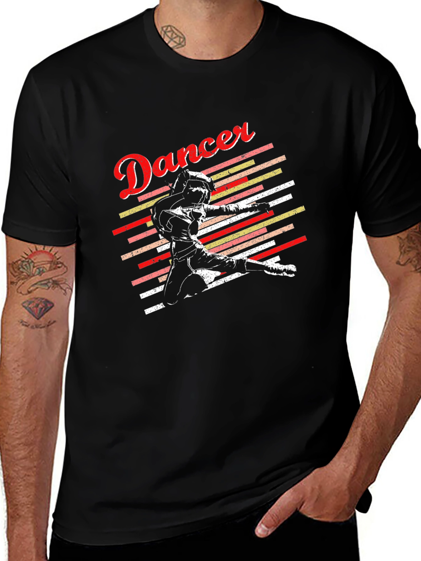 Dancer Graphic Tee - Black