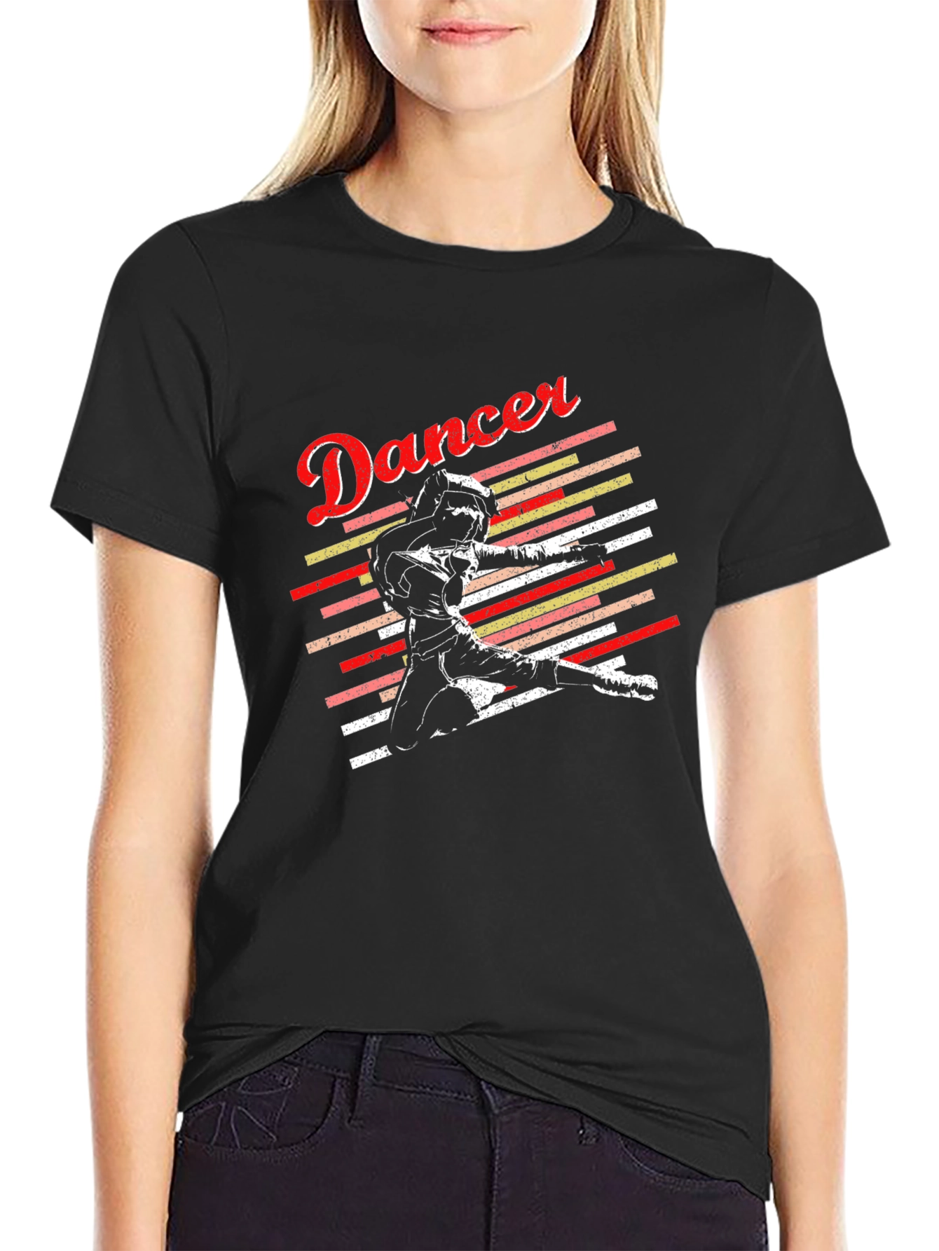 Dancer Graphic Tee - Black