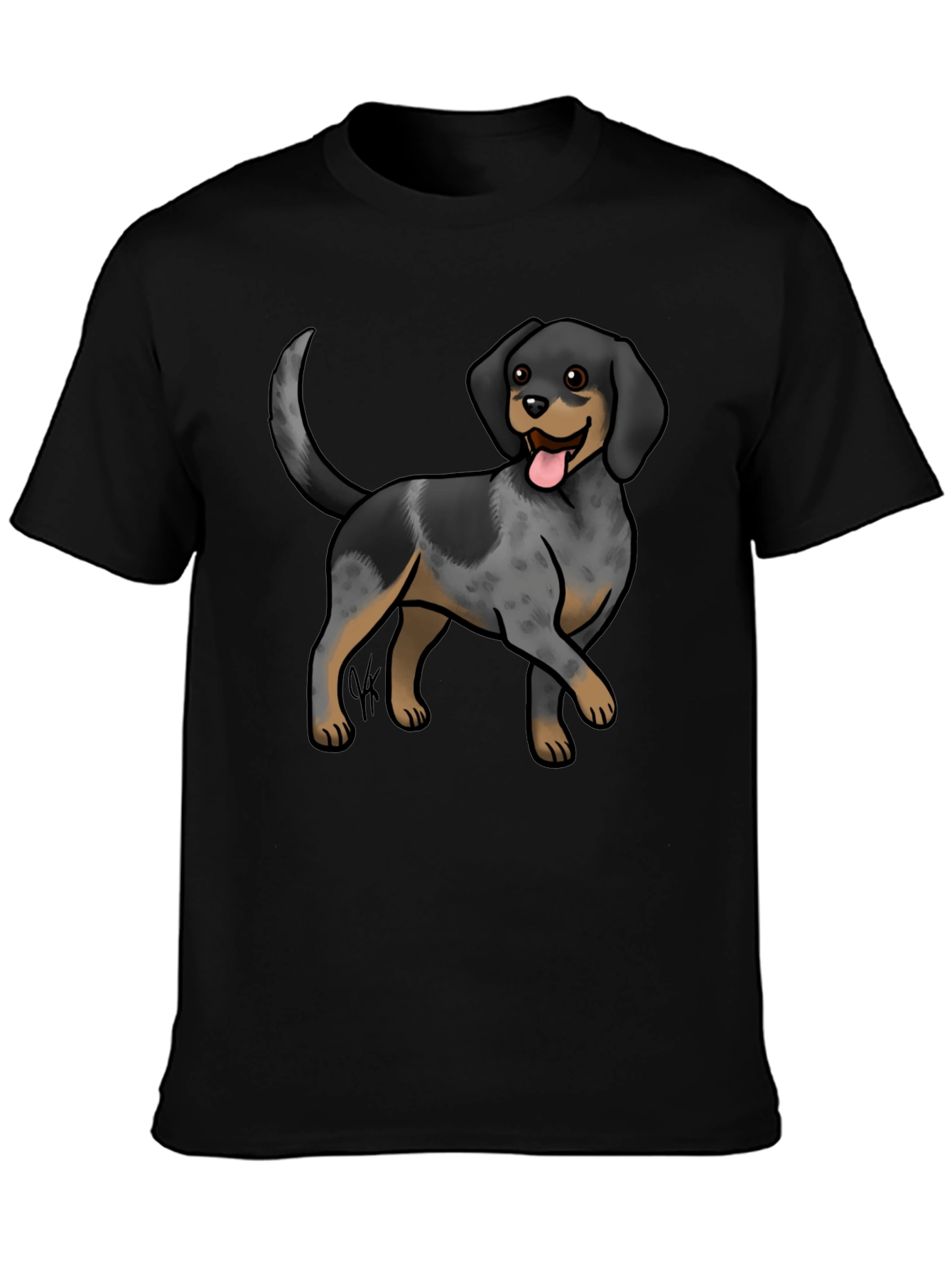 Dog Breed Graphic Print T-Shirt