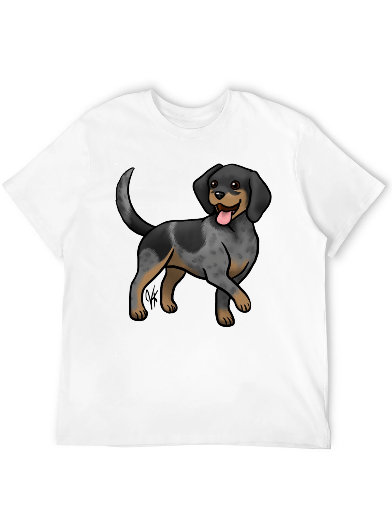 Dog Breed Graphic Print T-Shirt