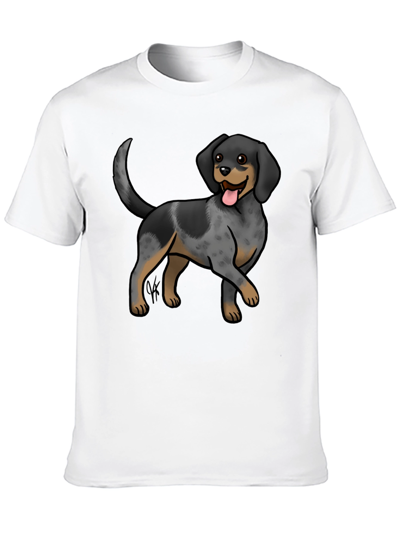 Dog Breed Graphic Print T-Shirt