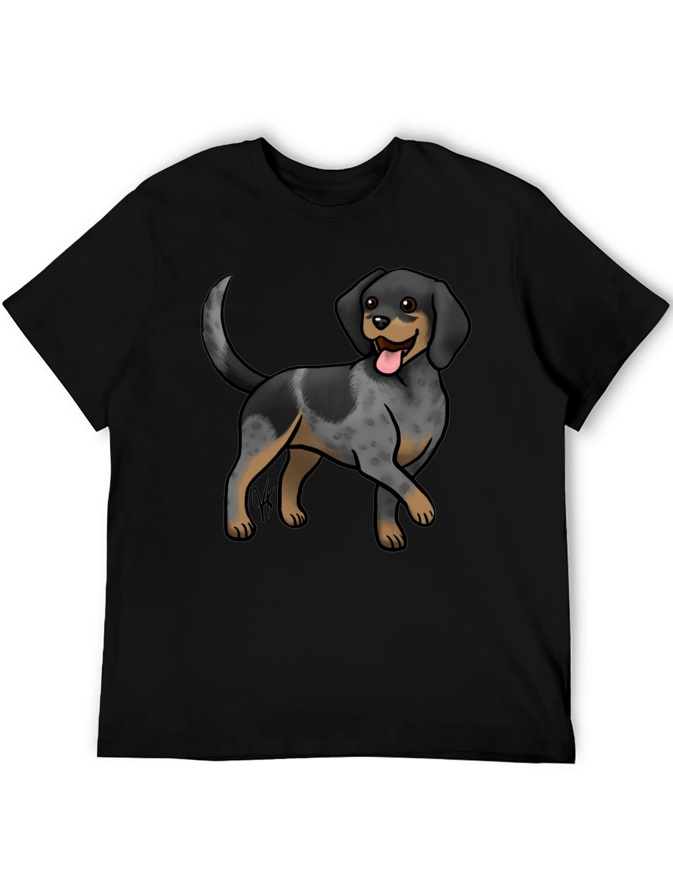Dog Breed Graphic Print T-Shirt