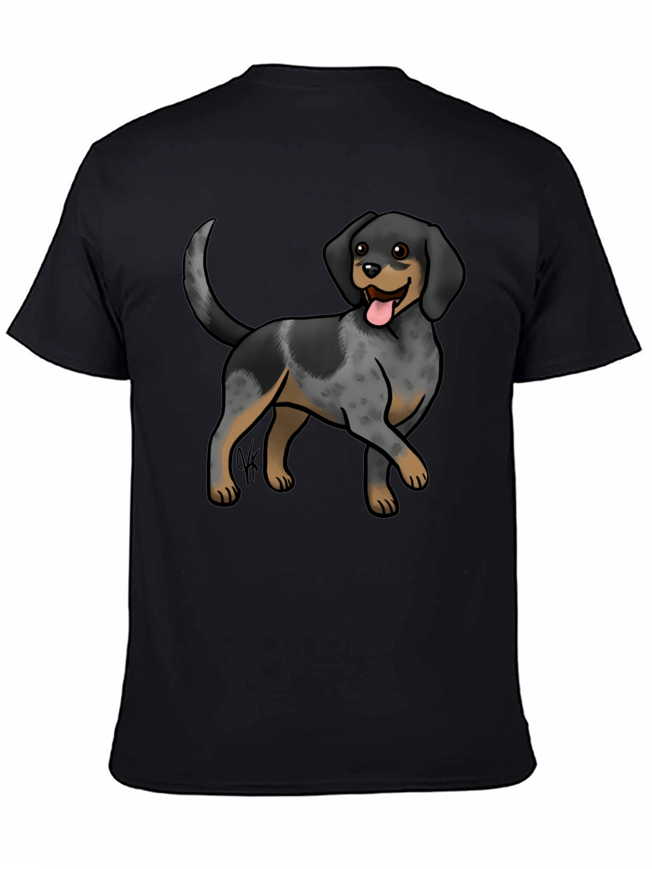 Dog Breed Graphic Print T-Shirt