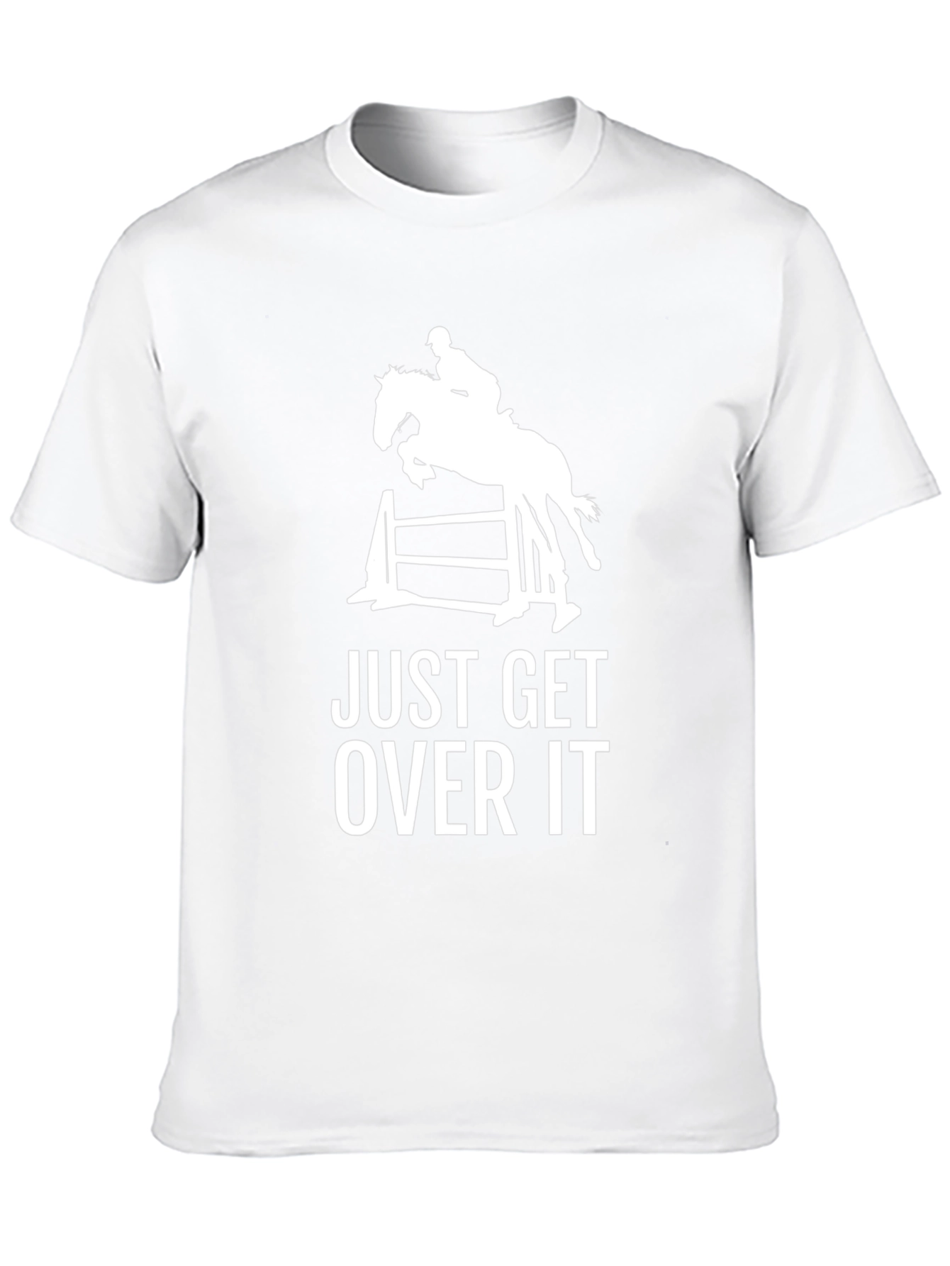 Equestrian Just Get Over It Graphic Tee